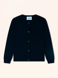 XELARA Strickjacke Rundhalsausschnitt Marineblau