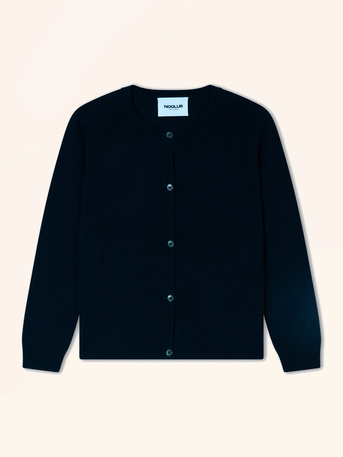 XELARA Strickjacke Rundhalsausschnitt Marineblau