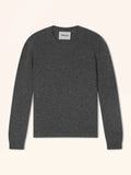 ELNYX Sweater Crew Neck 4 Ply Heather Charcoal