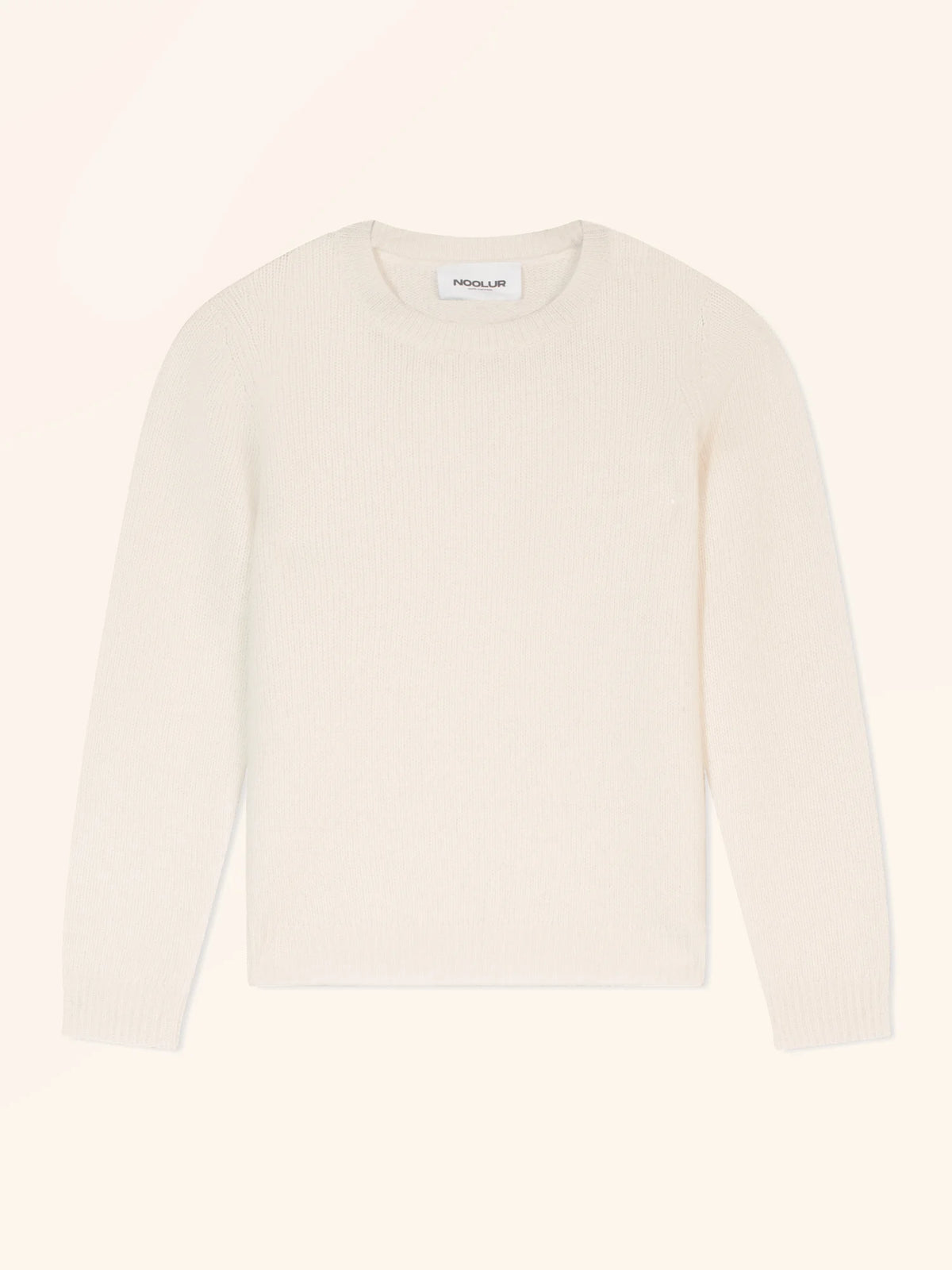 ELNYX Pullover Rundhalsausschnitt 4-fädig Elfenbein