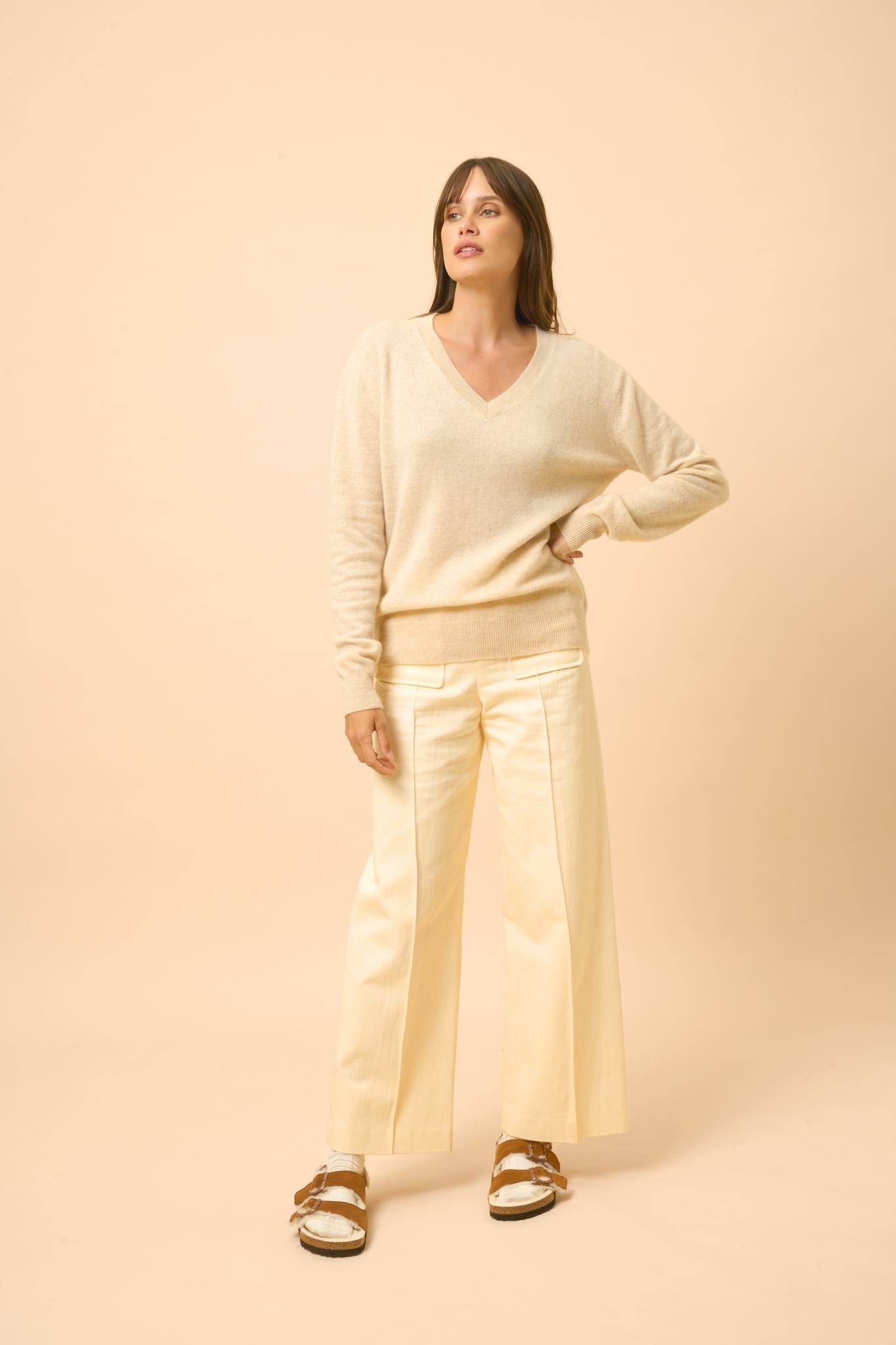 NORA pull col v avoine