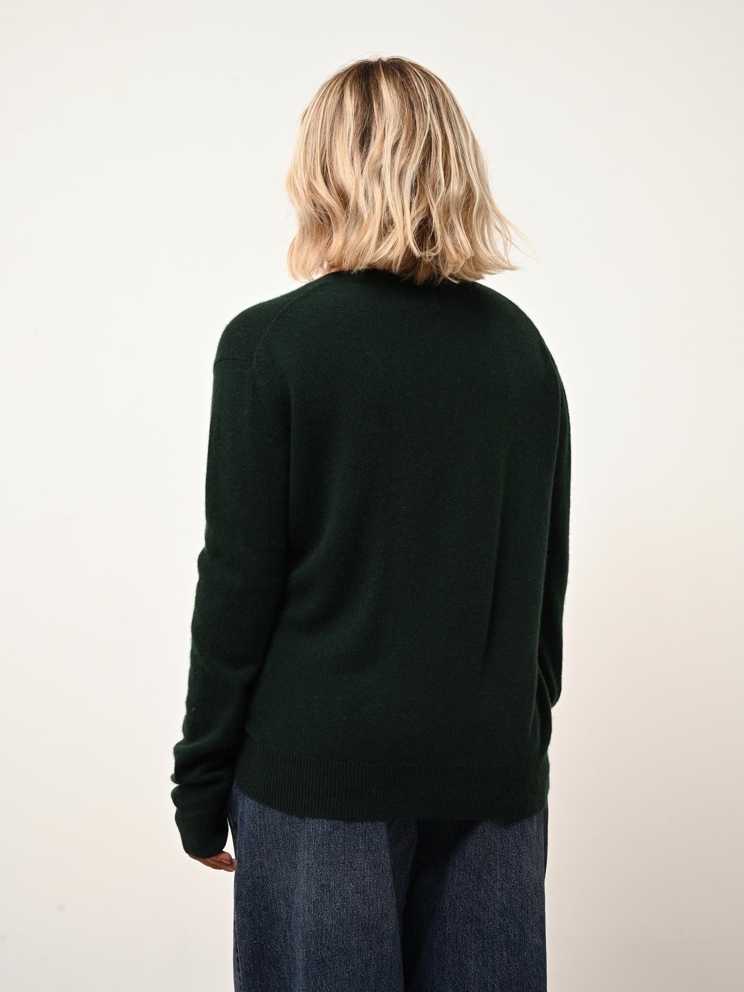 NORA v-neck sweater cypress