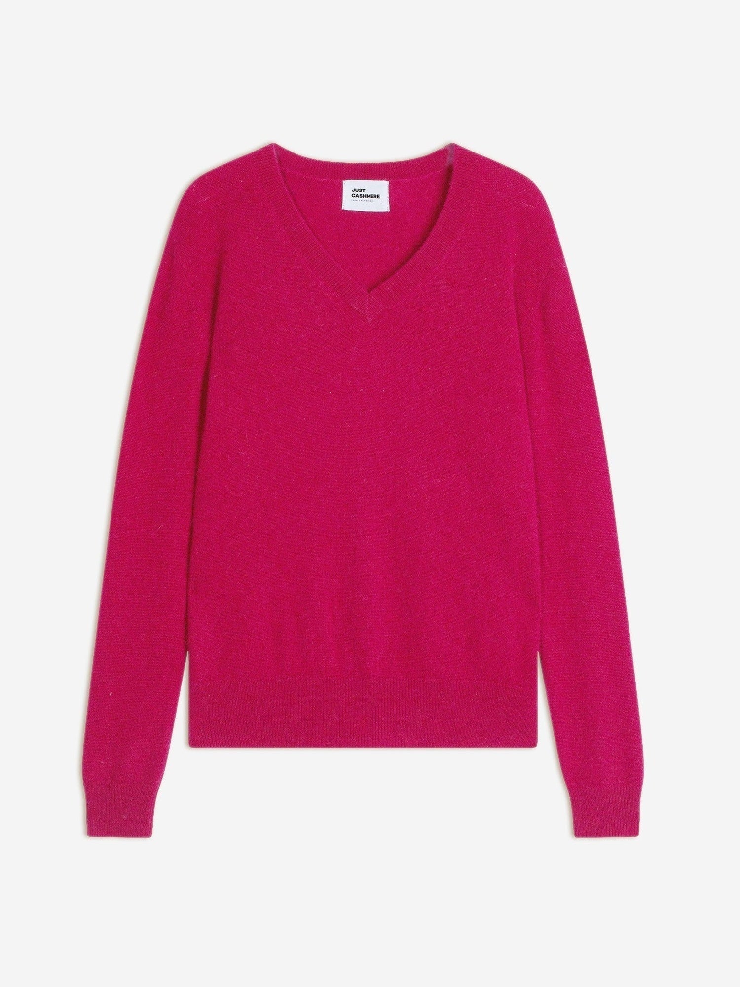 nora pull col v fuchsia