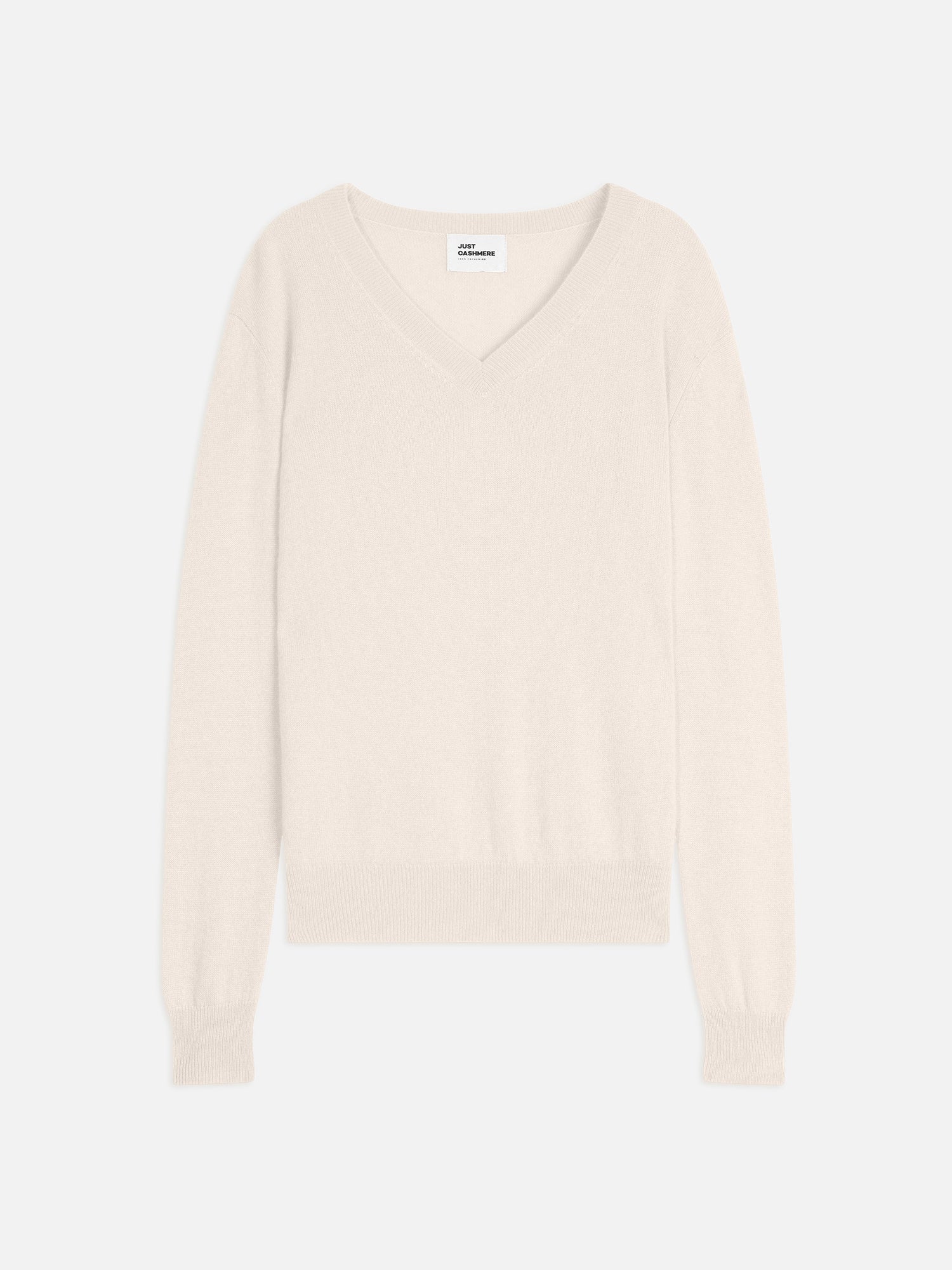 NORA ivory v-neck sweater