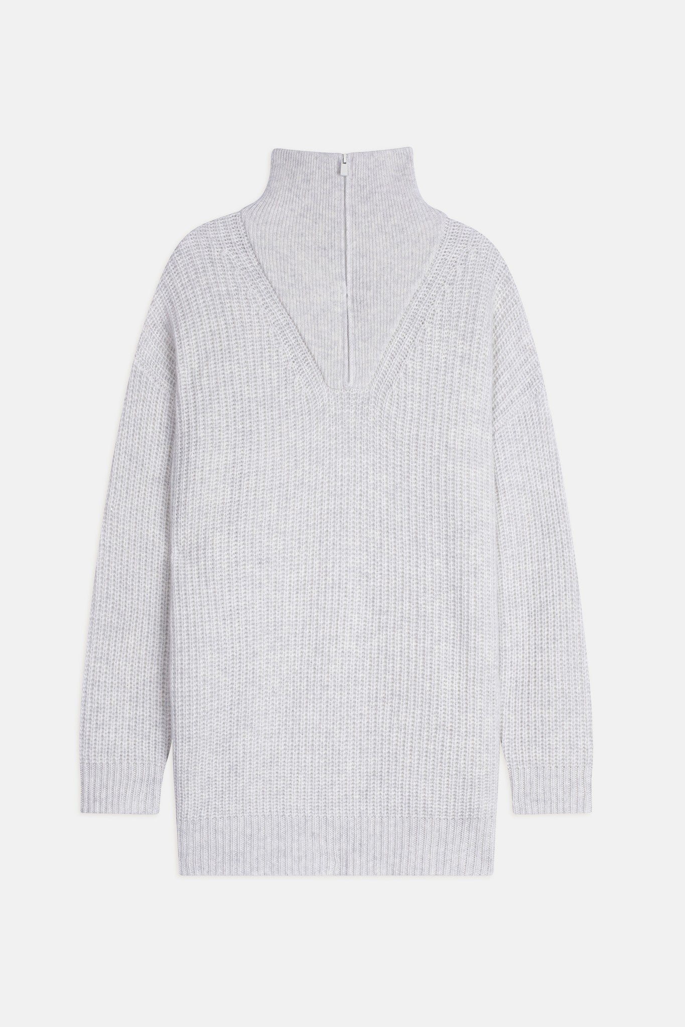 nordica pull camionneur 6 fils gris perle chiné