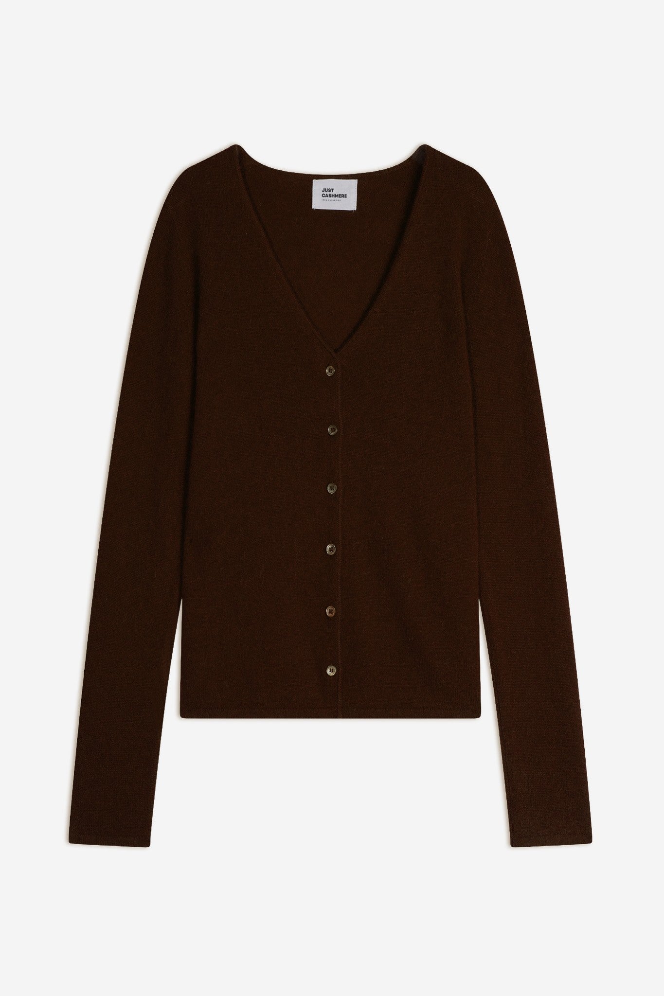 norma cardigan col v café