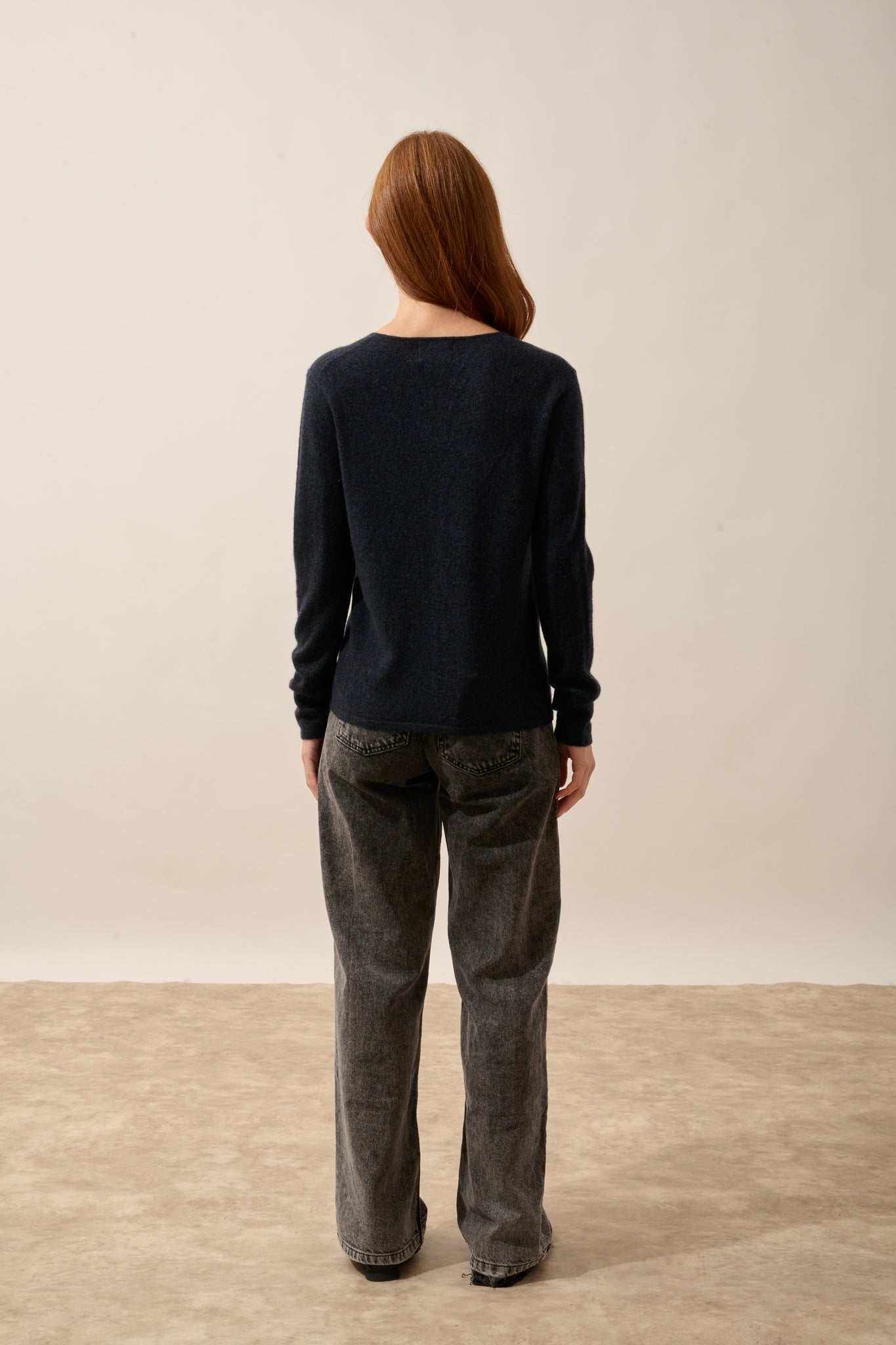 NORMA cardigan col v caviar