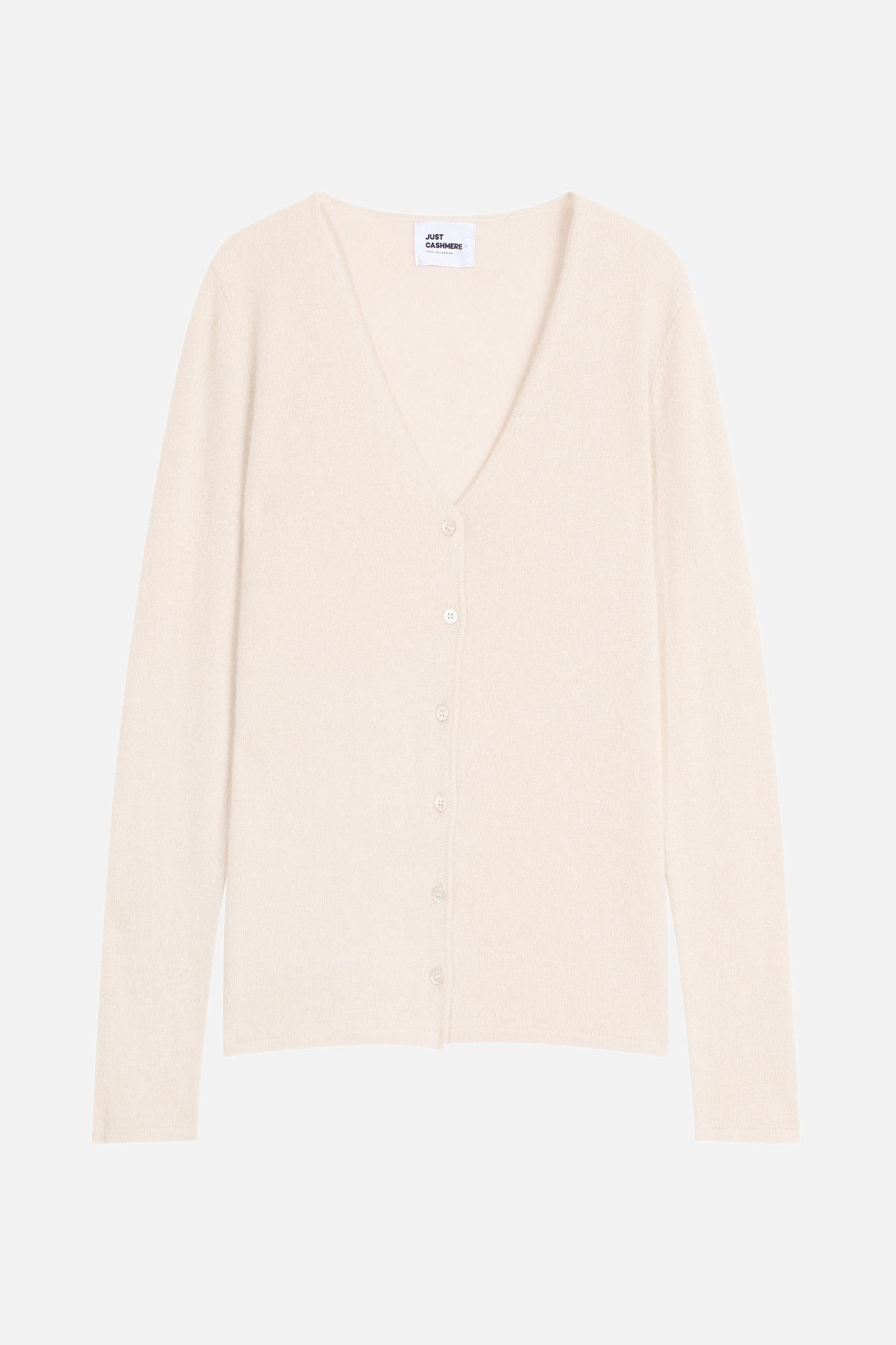 NORMA cardigan col v neige