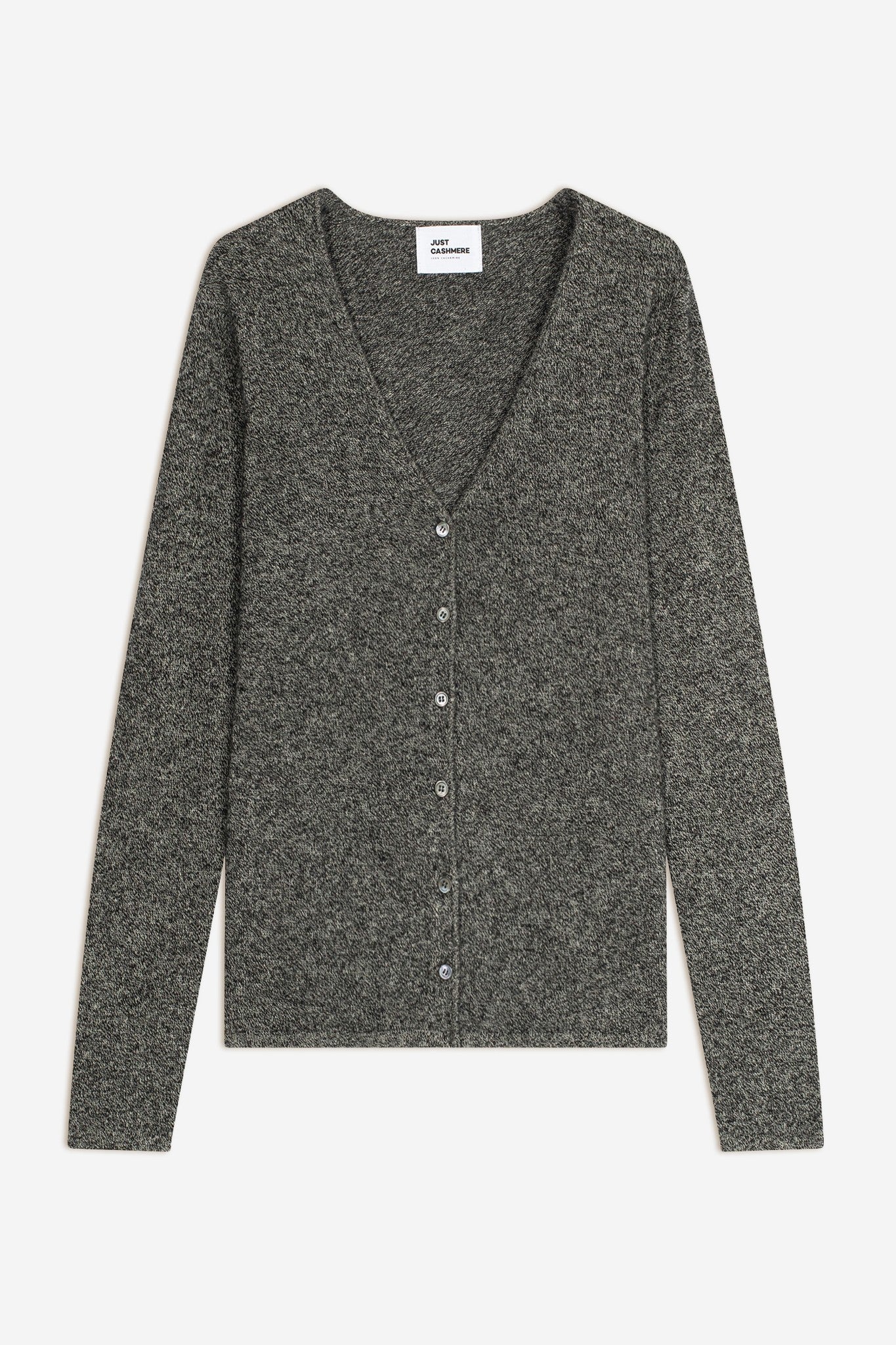 norma cardigan col v noir/blanc
