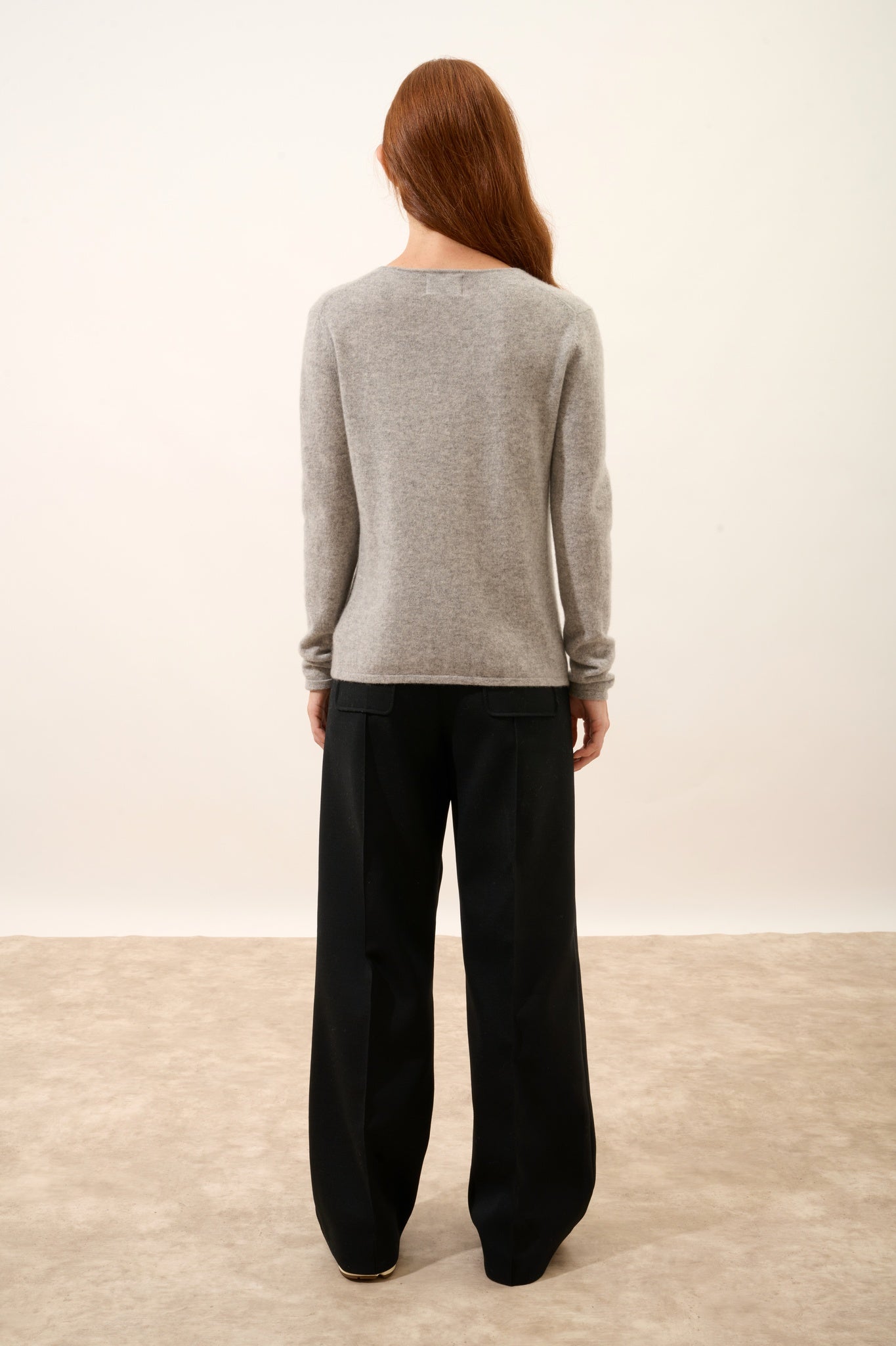 NORMA cardigan col v nuage chiné