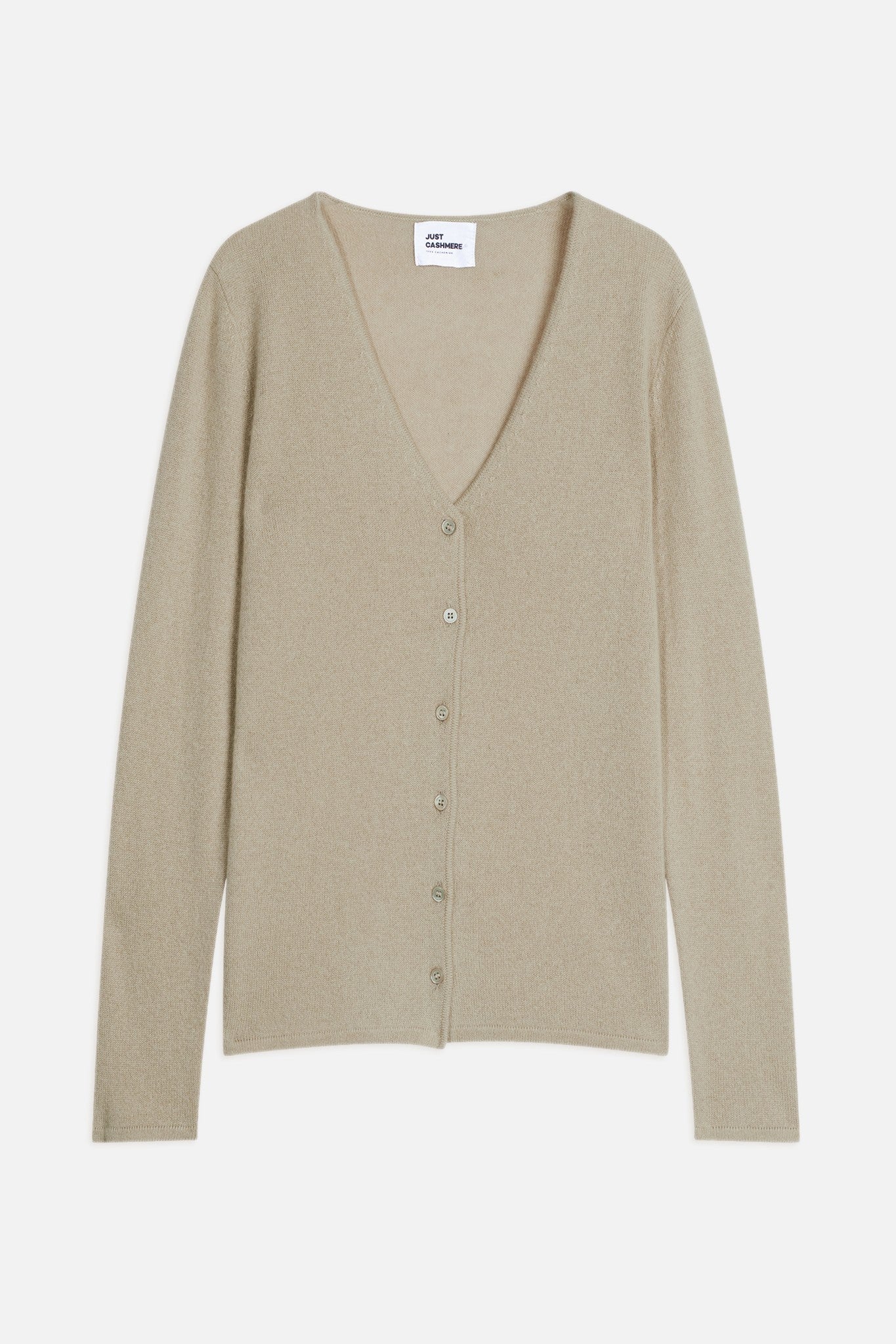 norma cardigan col v olive