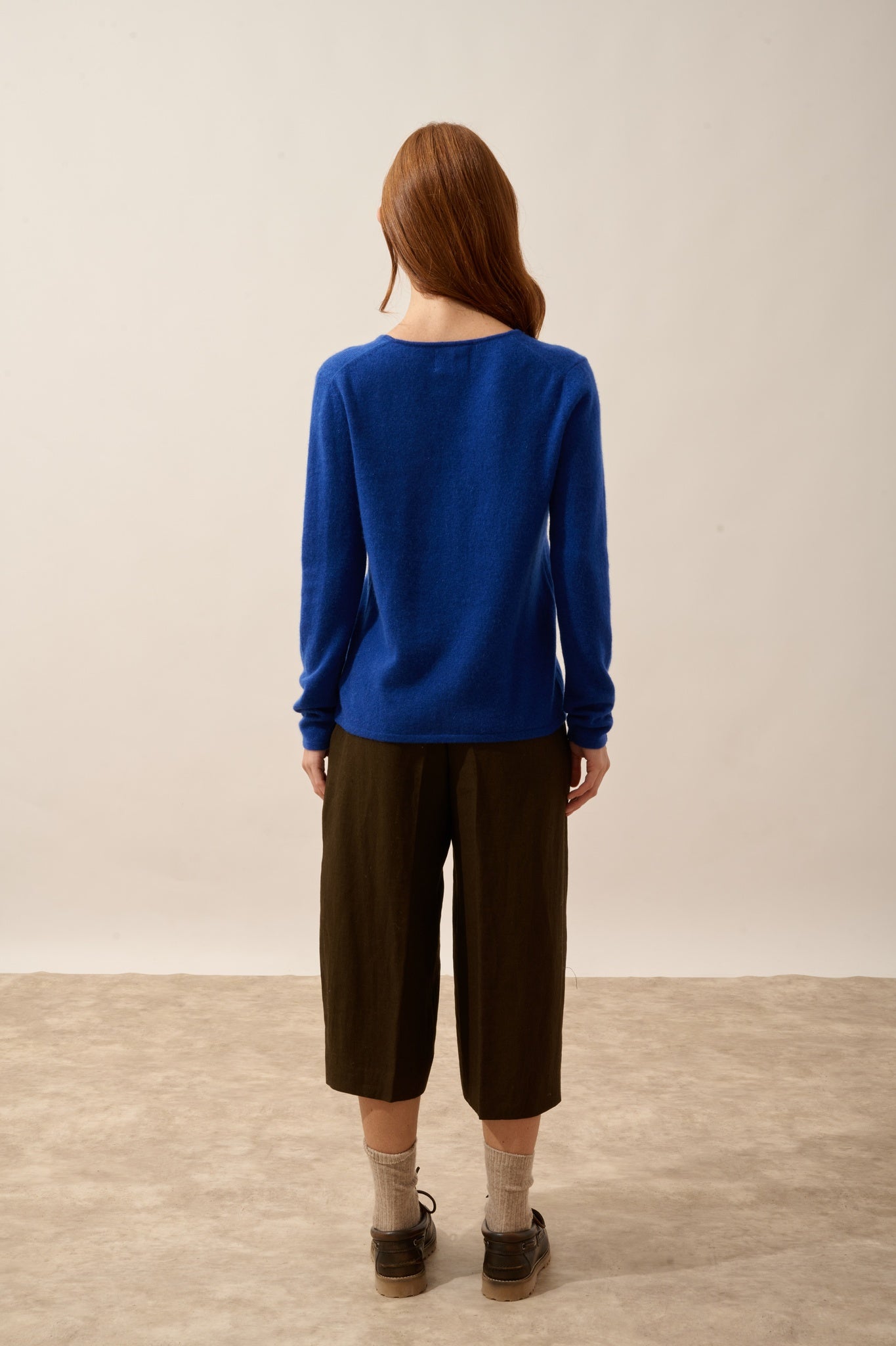 NORMA ultramarine V-neck cardigan