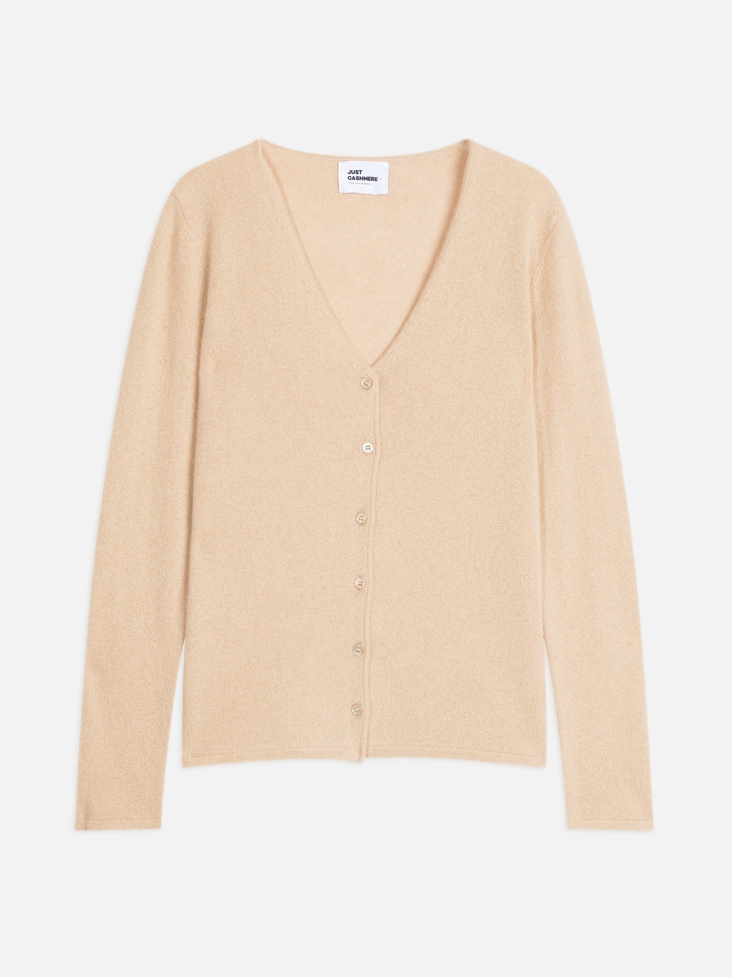 NORMA v-neck cardigan sand