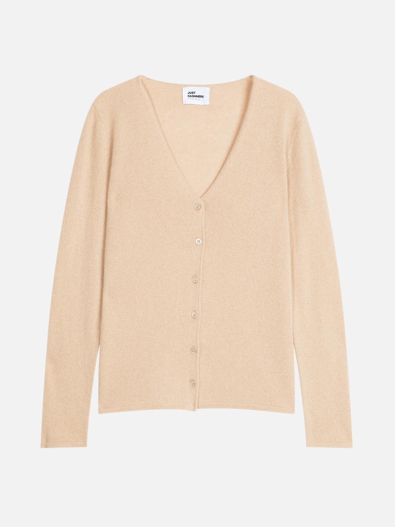 NORMA v-neck cardigan sand
