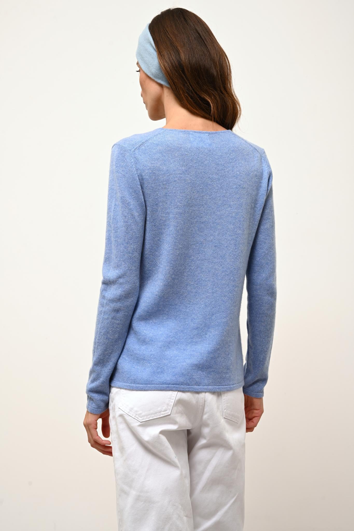 NORMA cardigan col v sky