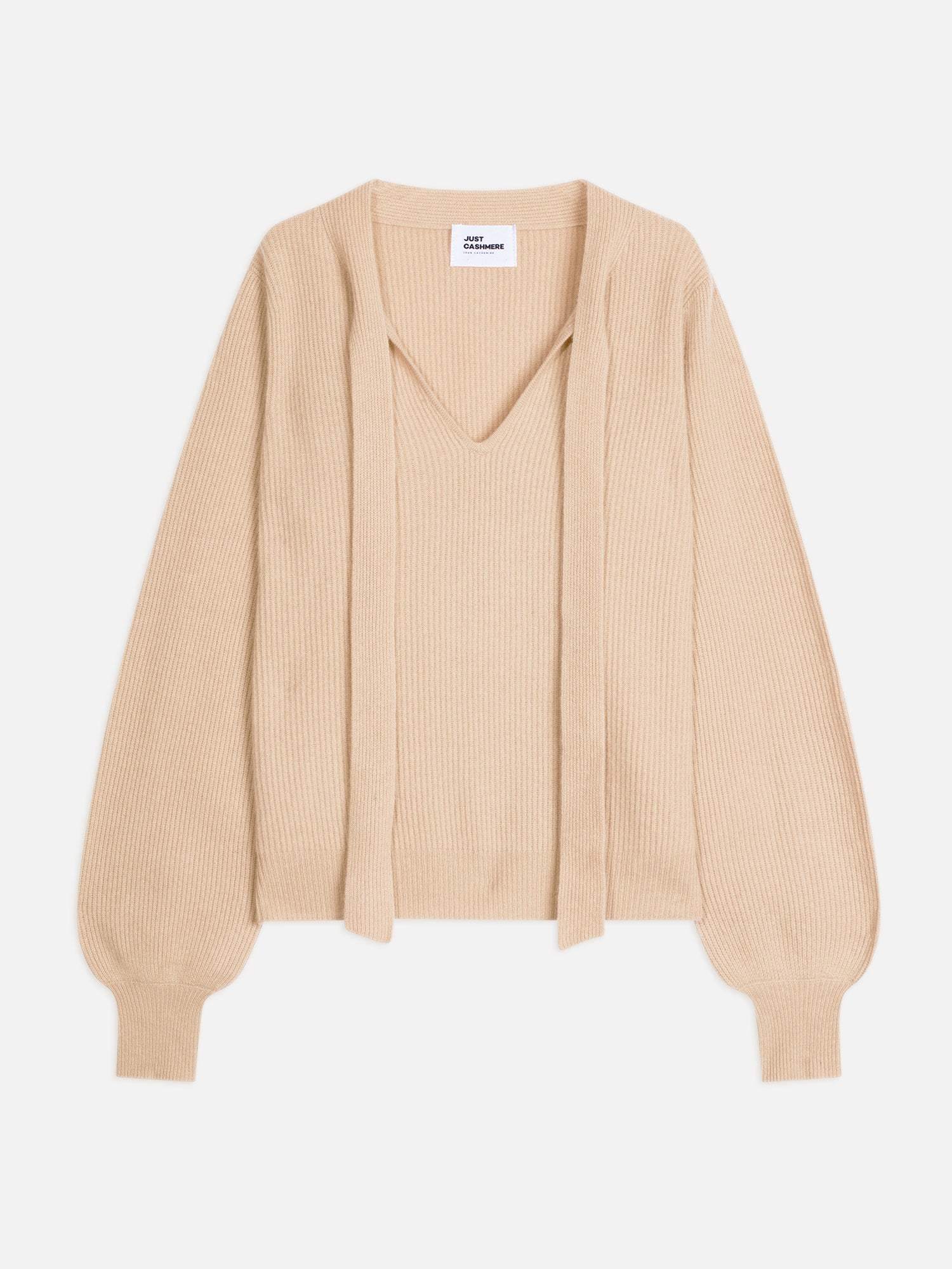 NOTY lavallière sweater sand