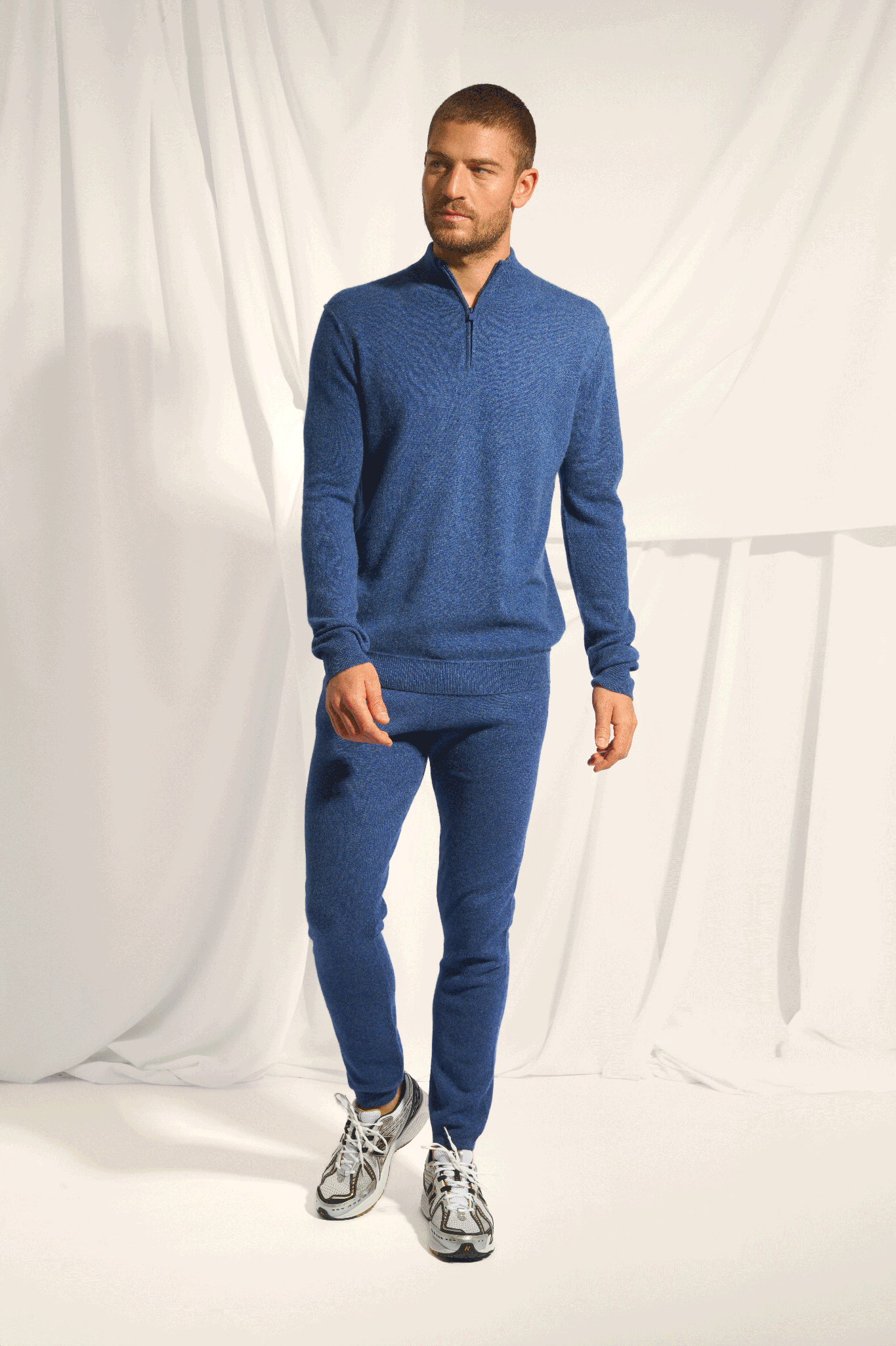 NOUR pull col camionneur ocean chiné