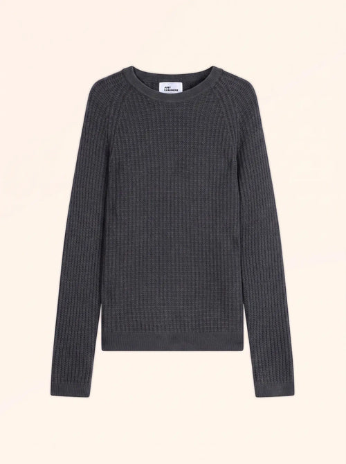 ASTRÉE Maglione Girocollo 6 Fili Antracite Mélange