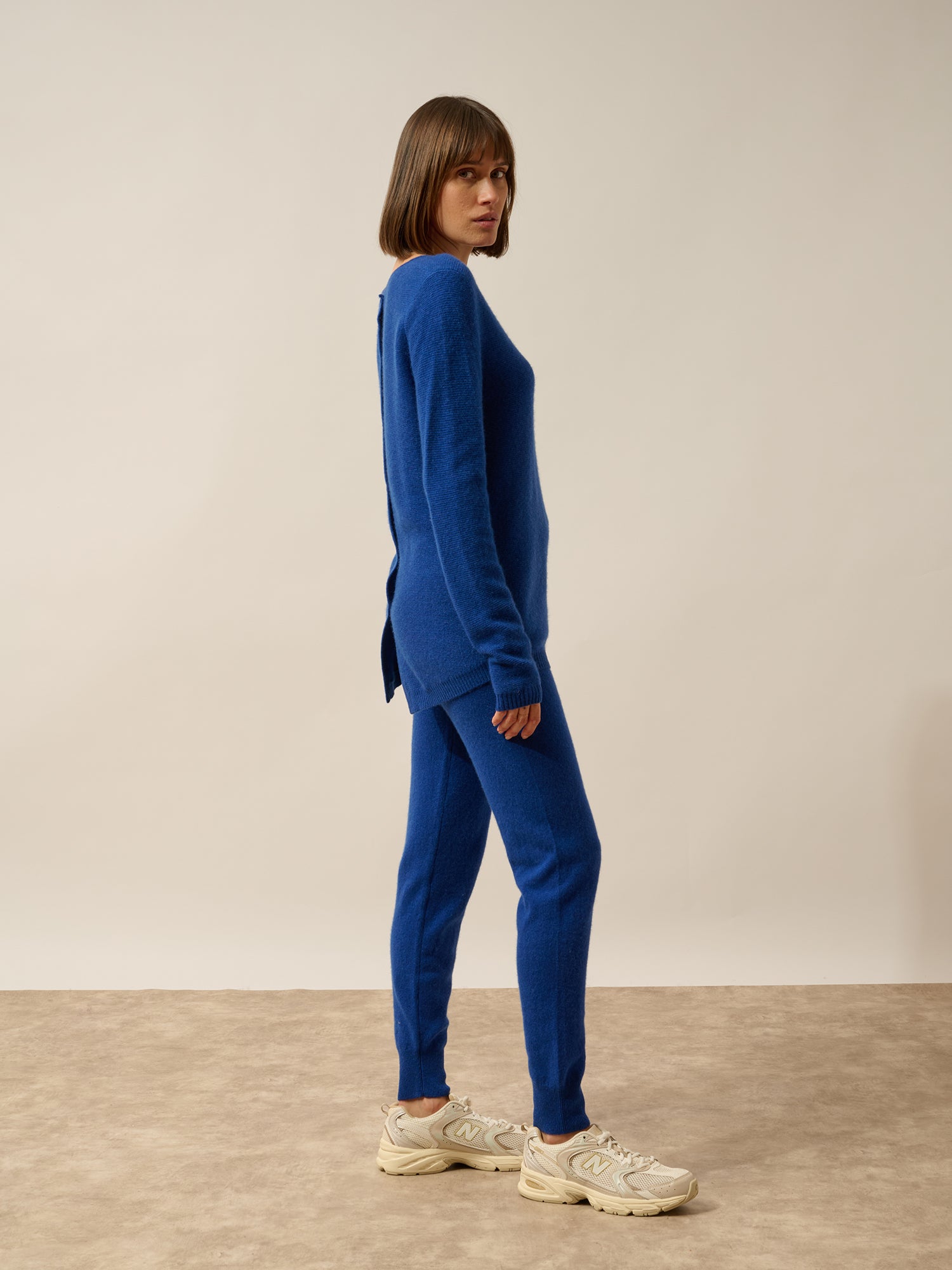 OLENA pull col rond outremer