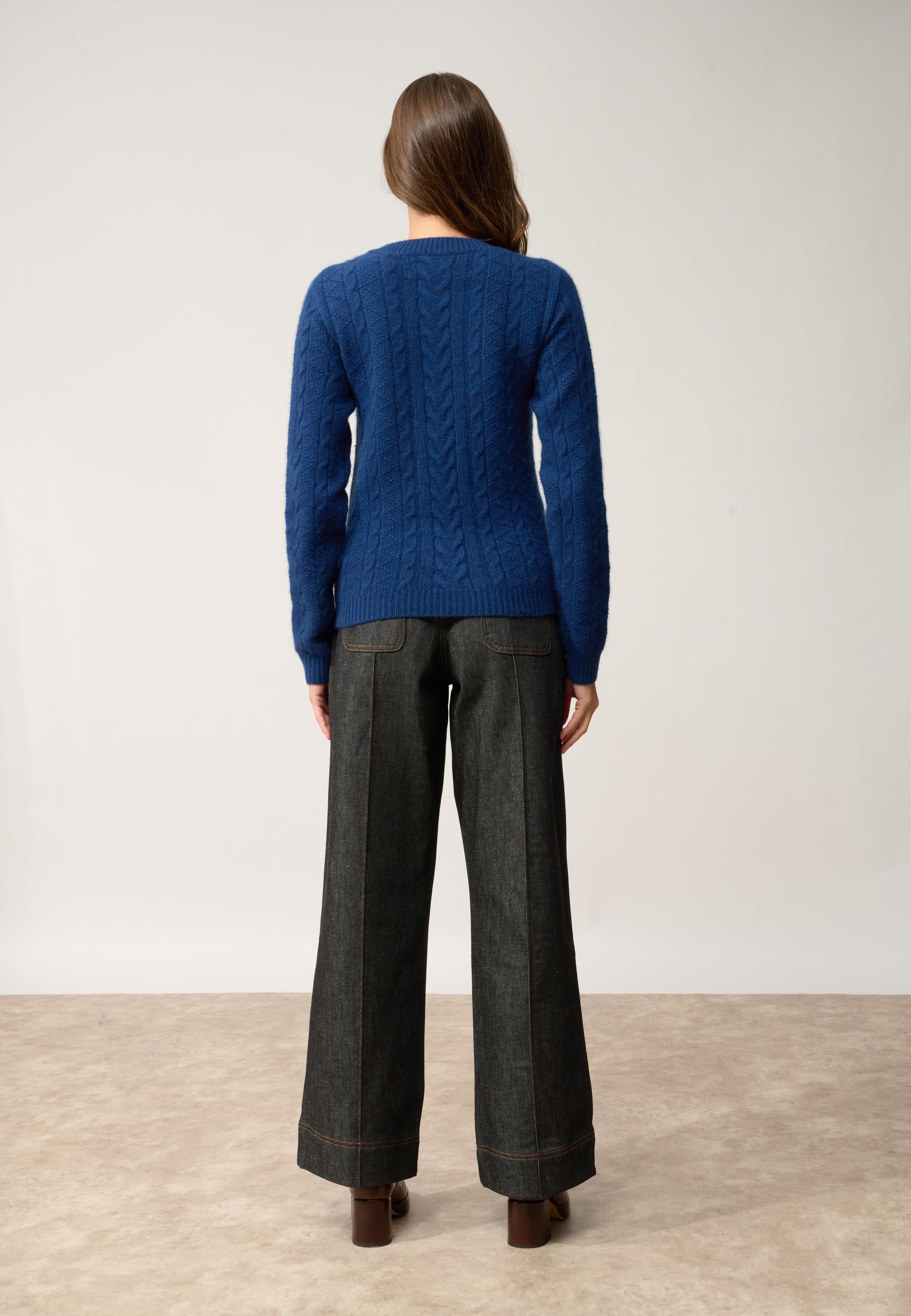OLIVIA pull col rond minuit