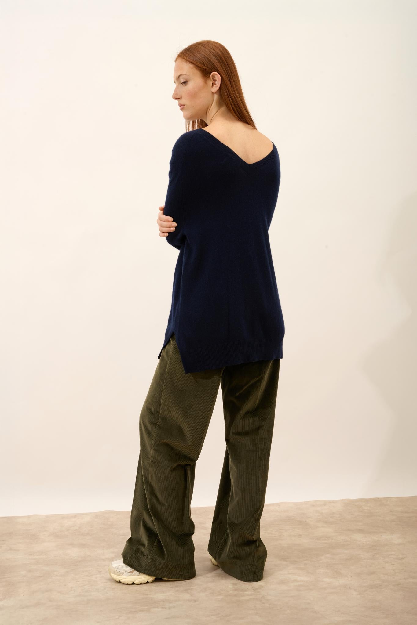 OPAL pull col v navy