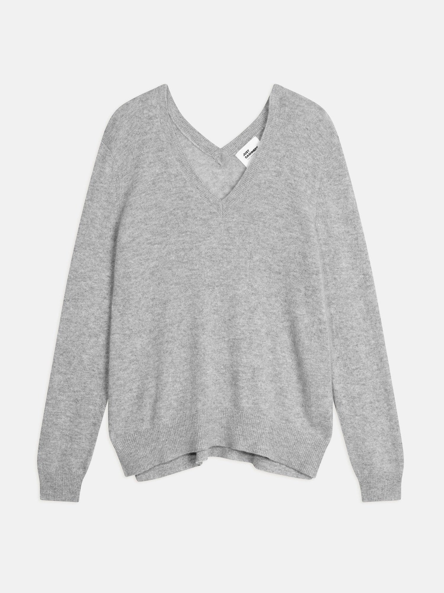 opal cloud heather v-neck sweater