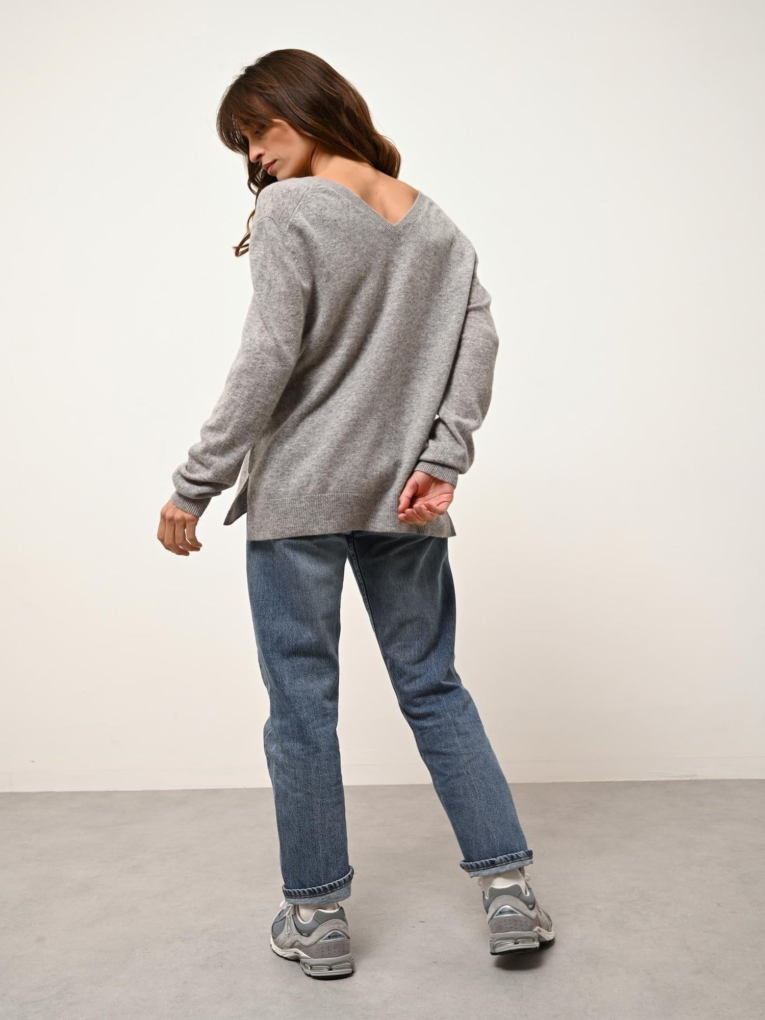OPAL cloudy v-neck sweater