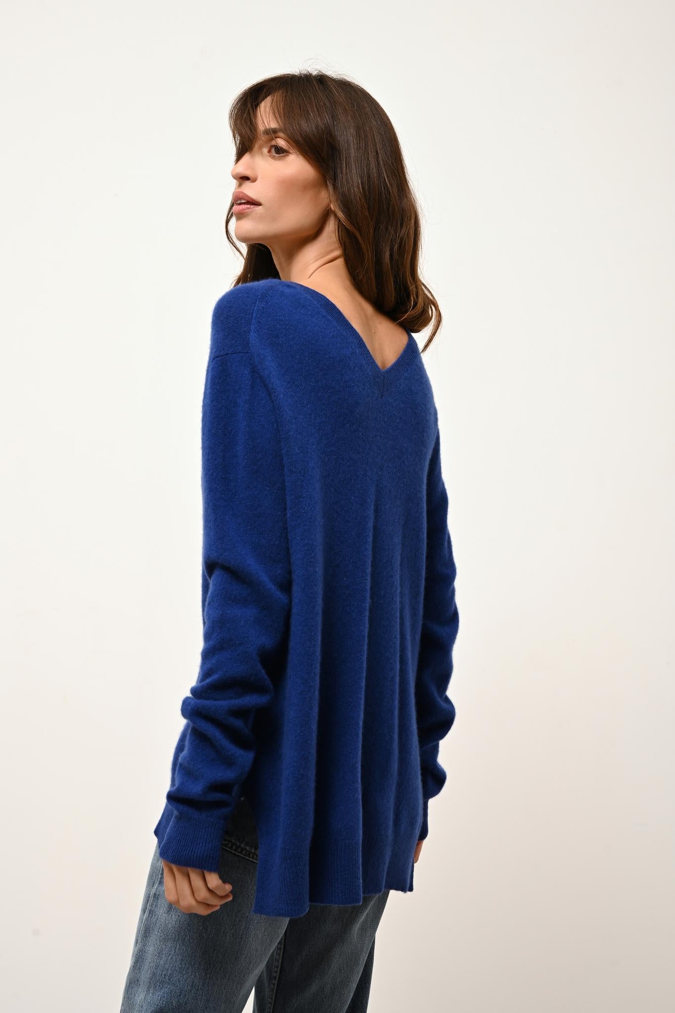 OPAL pull col v outremer