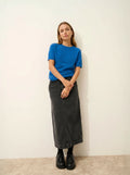 LAÏSA T-Shirt Col Rond Azur