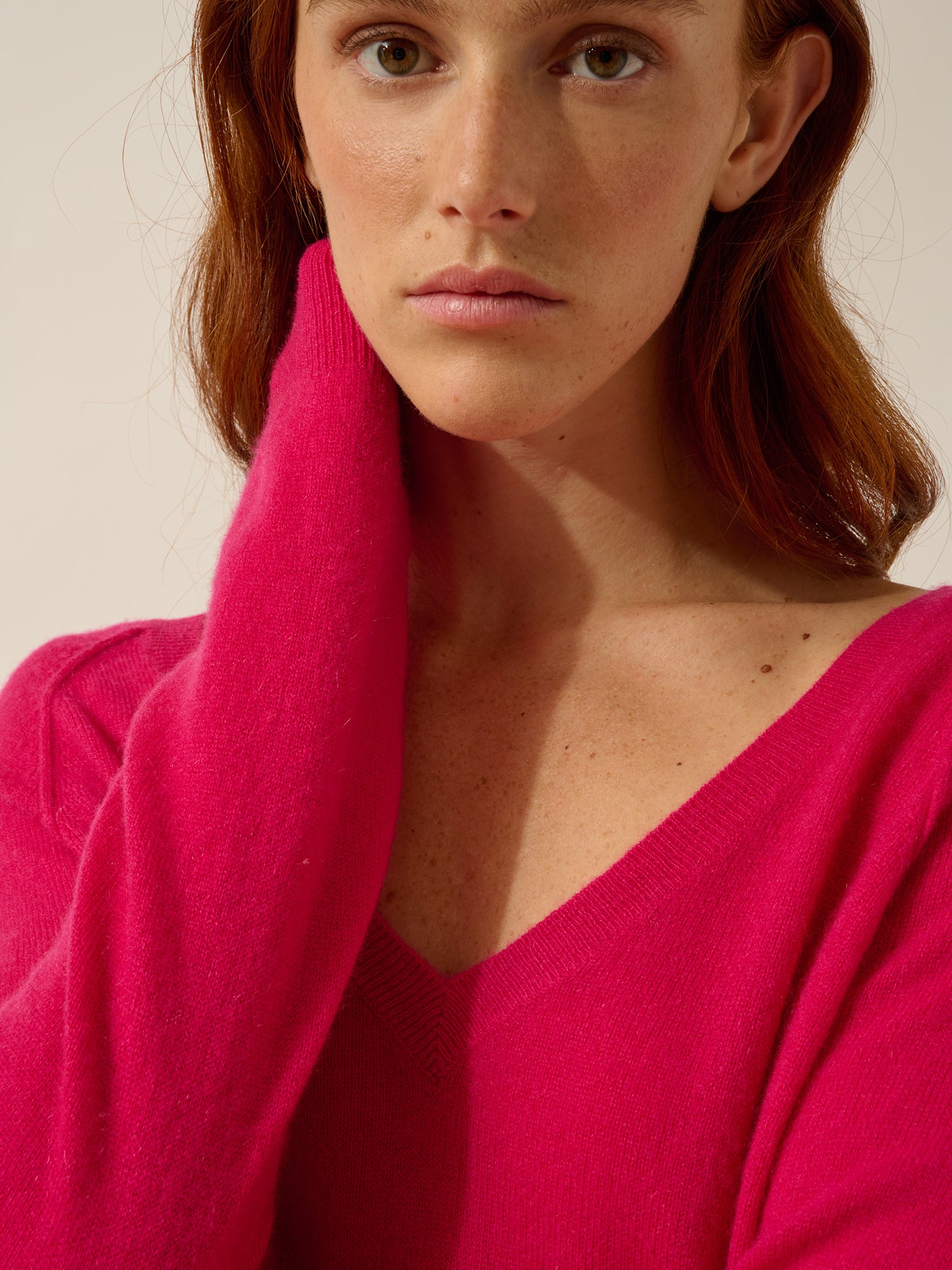 PHOEBE pull col v fuchsia