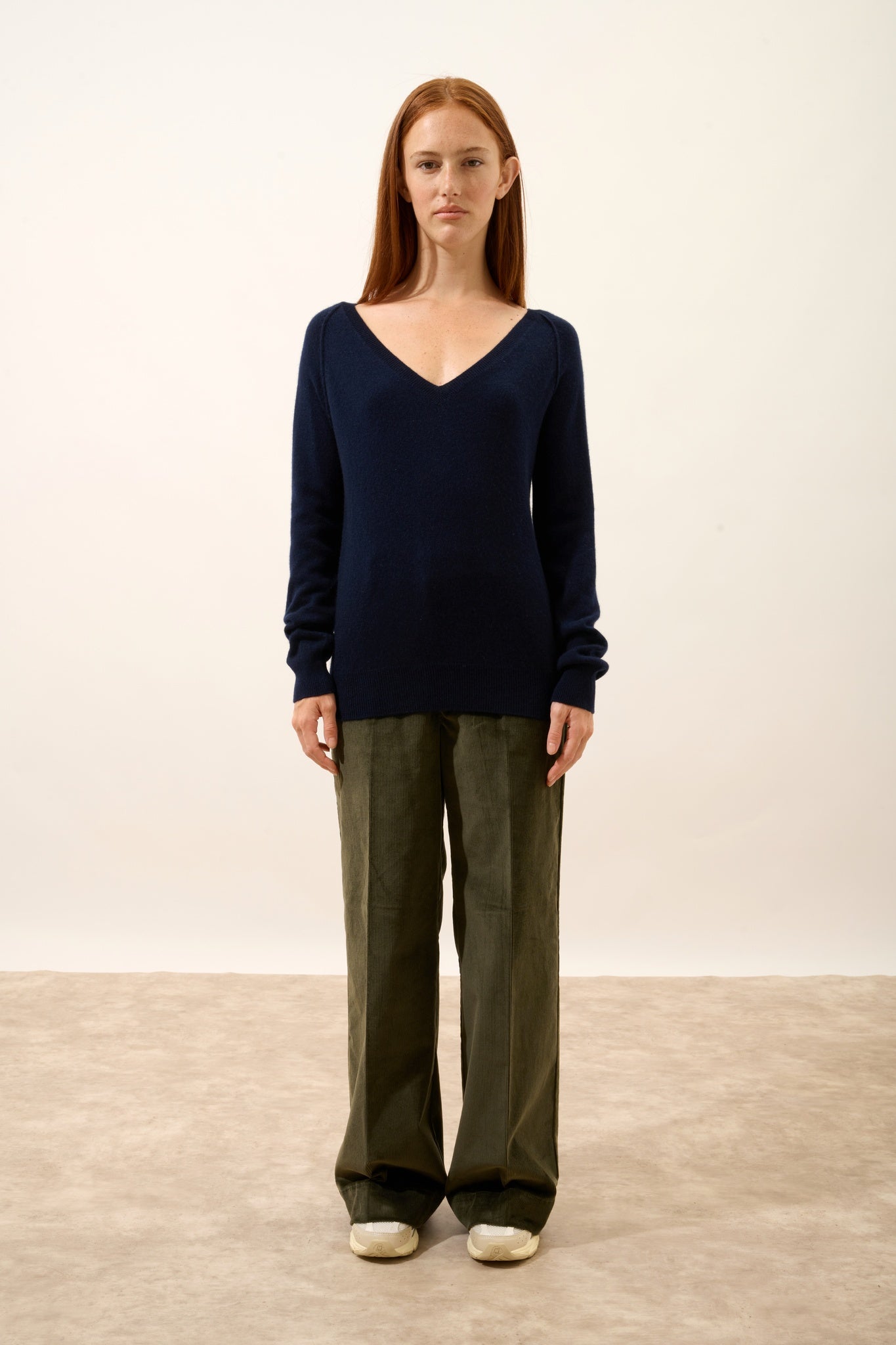 PHOEBE pull col v navy