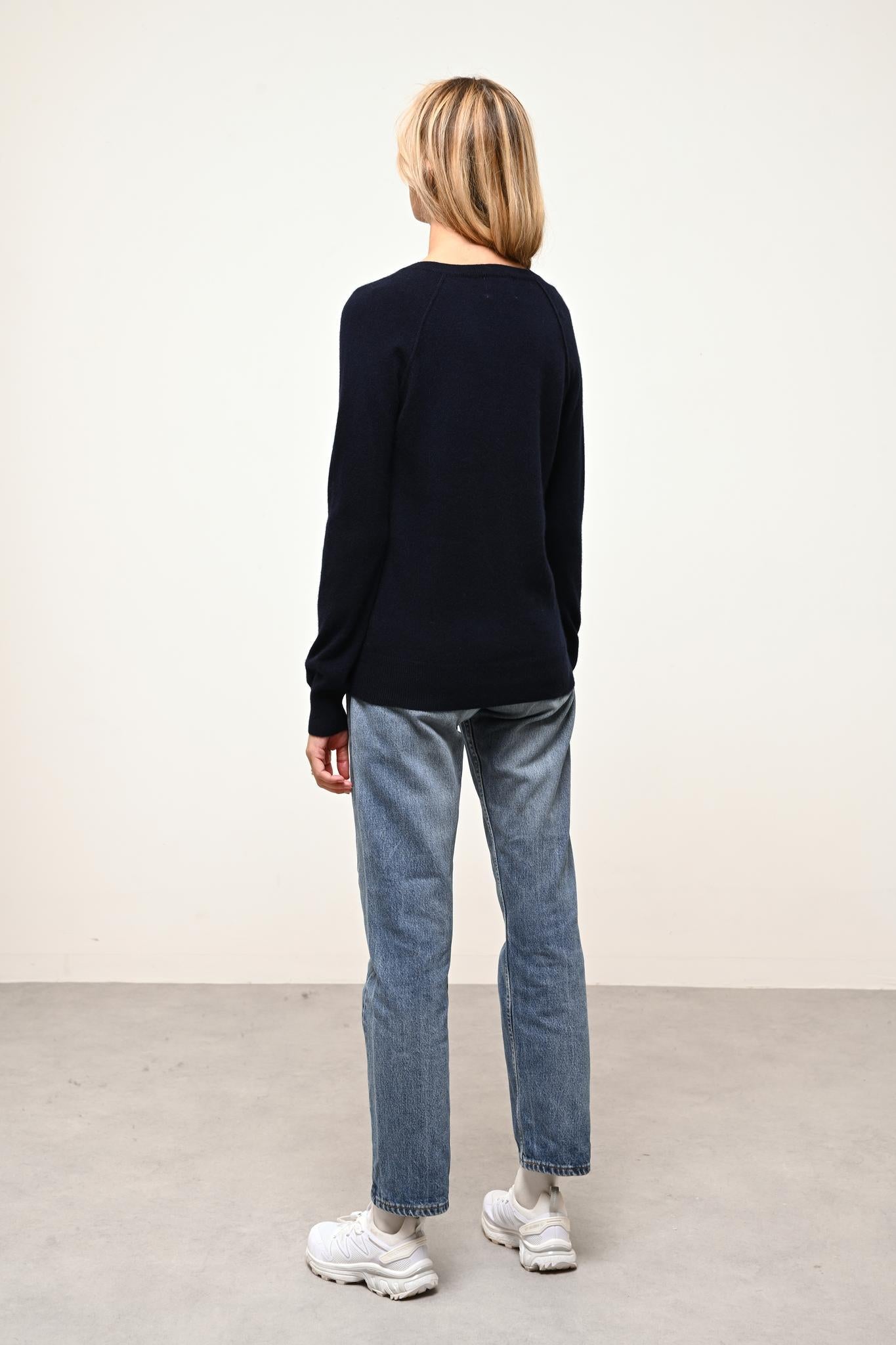 PHOEBE pull col v navy