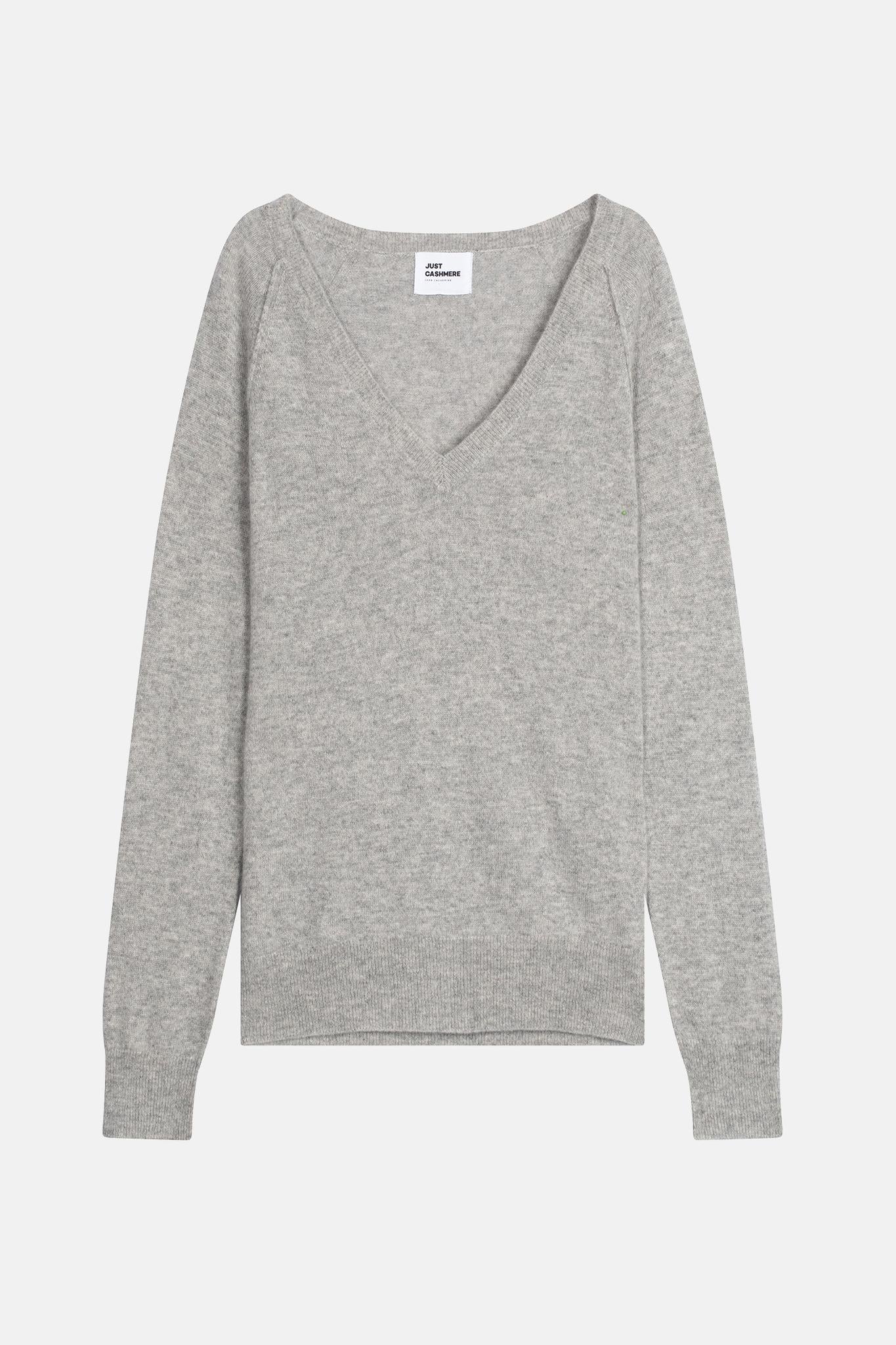 PHOEBE pull col v nuage chiné