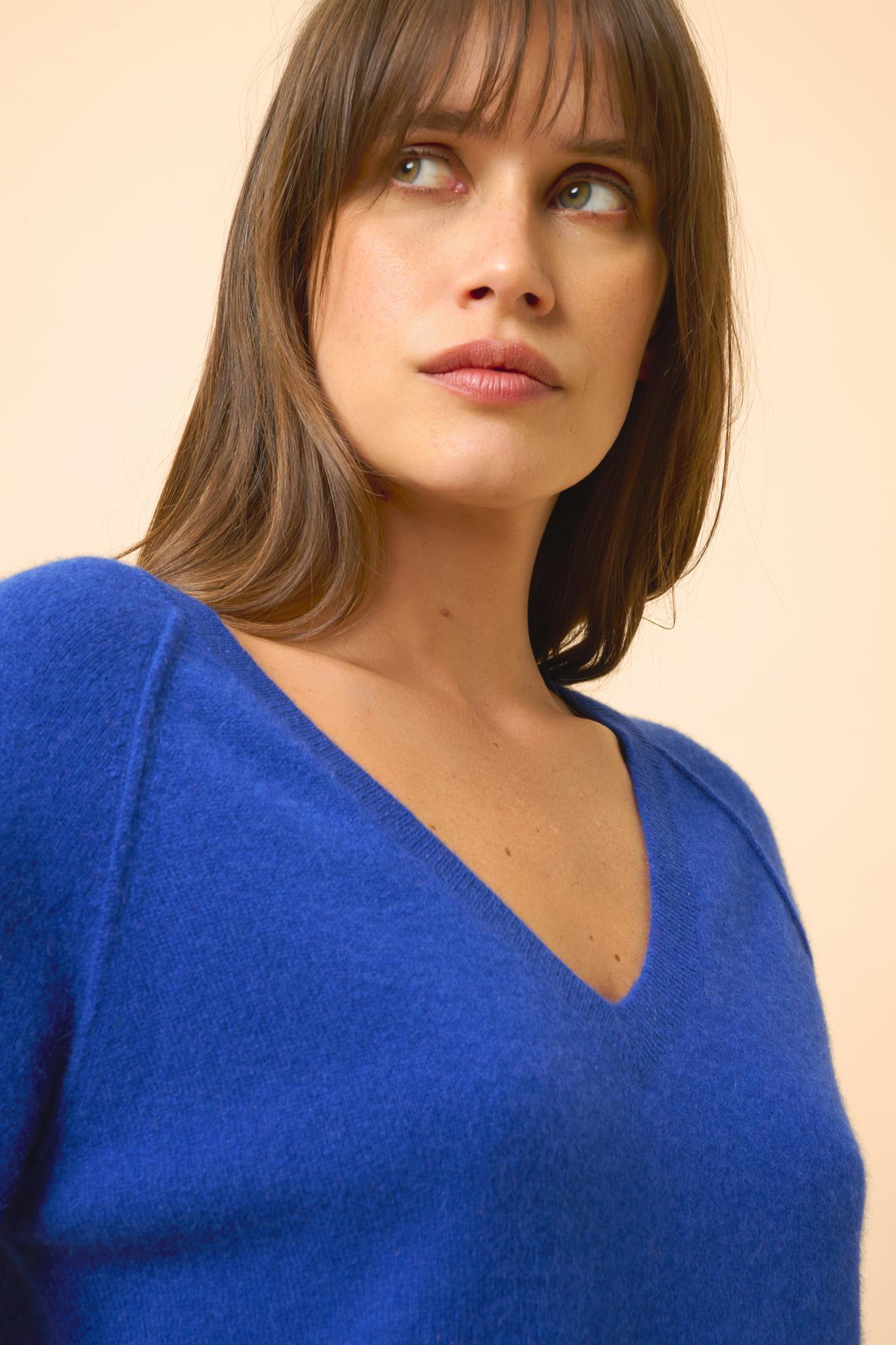 PHOEBE pull col v outremer