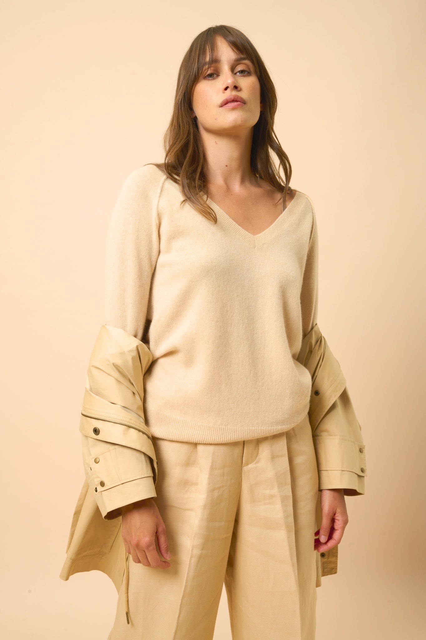 PHOEBE pull col v sable