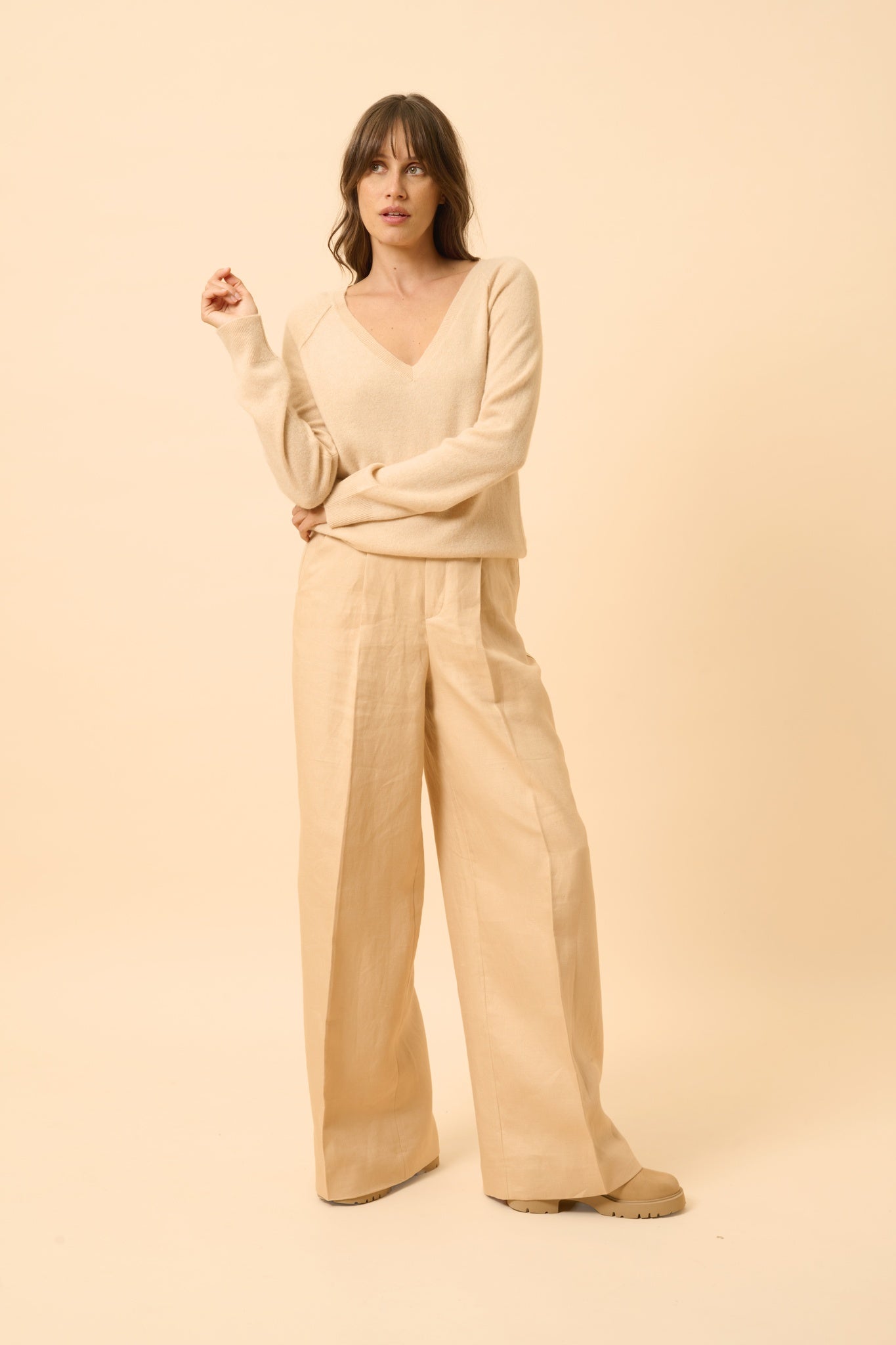 PHOEBE pull col v sable