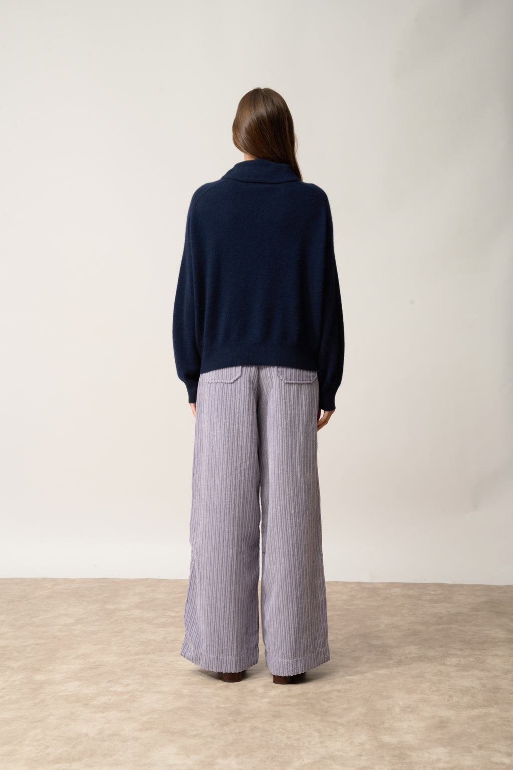 PIURA pull col claudine navy