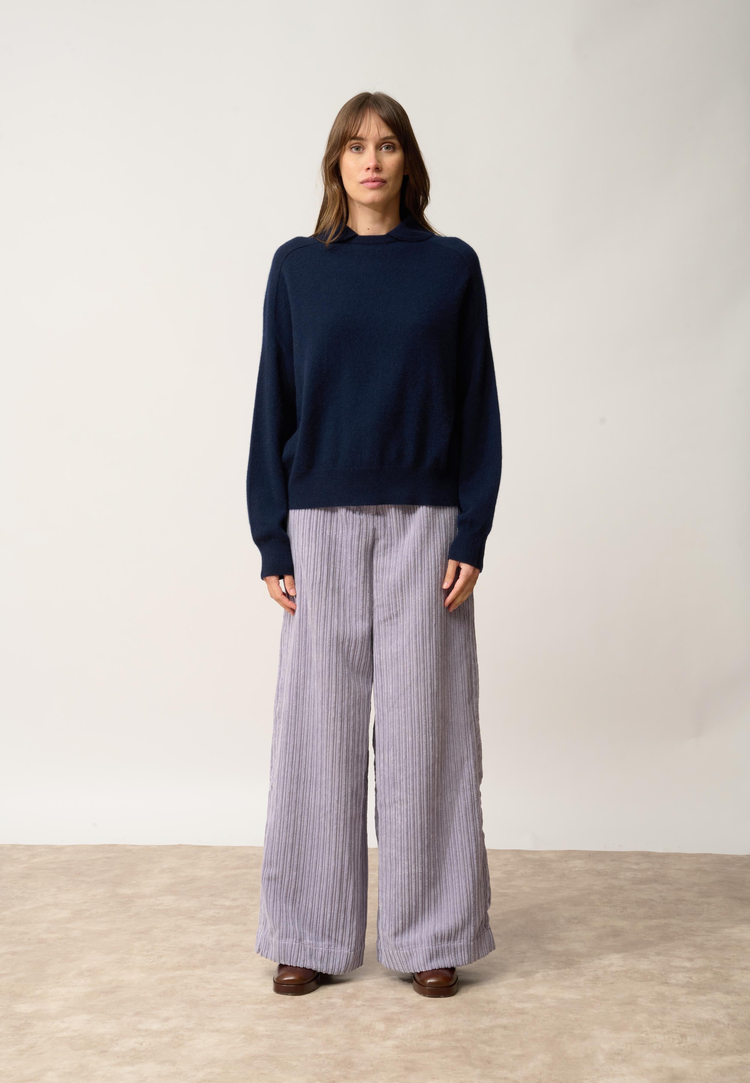 PIURA pull col claudine navy