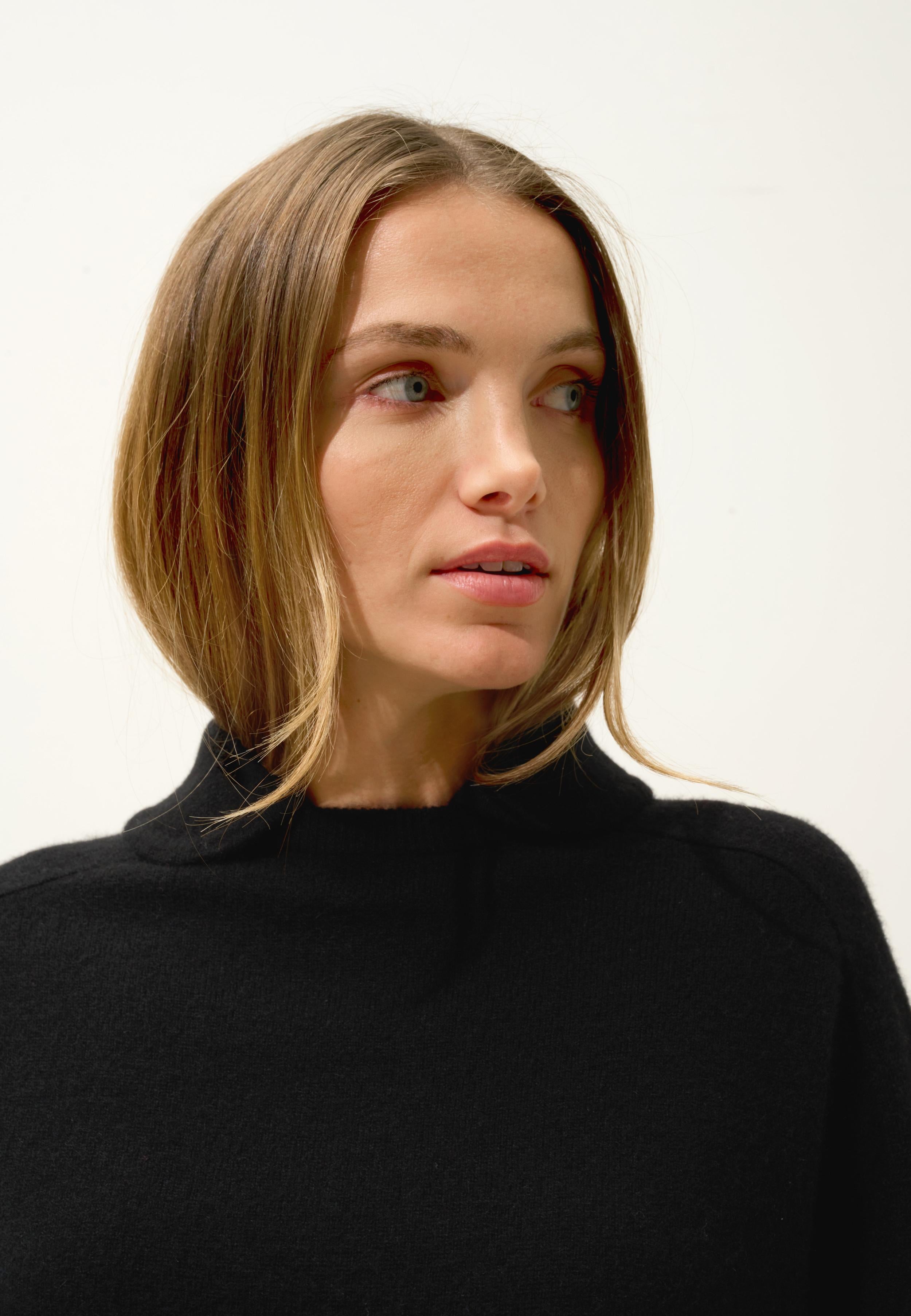 PIURA pull col claudine noir