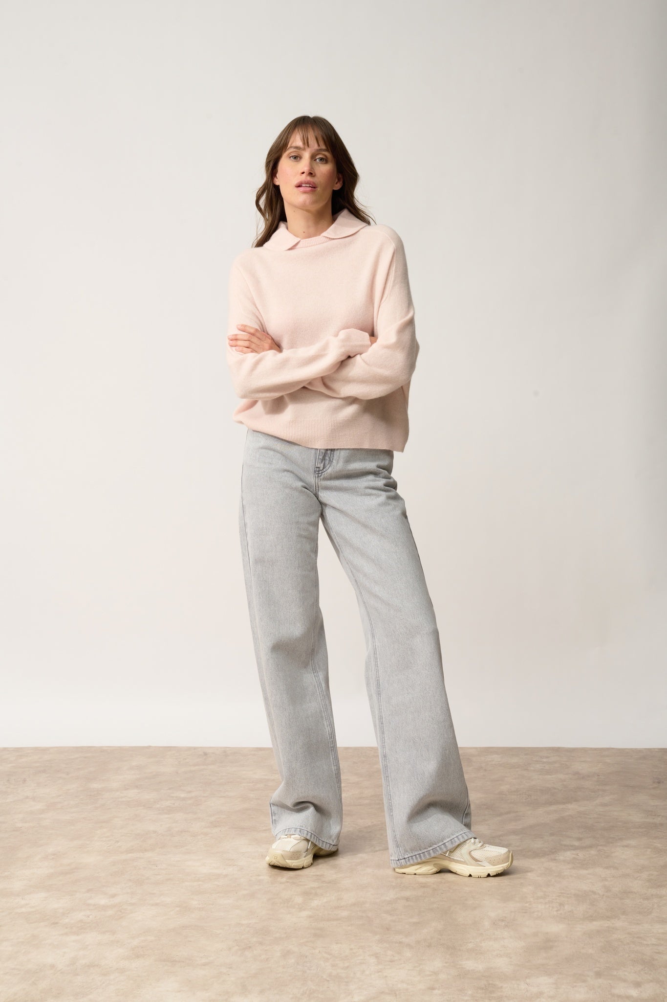 PIURA pull col claudine poudre