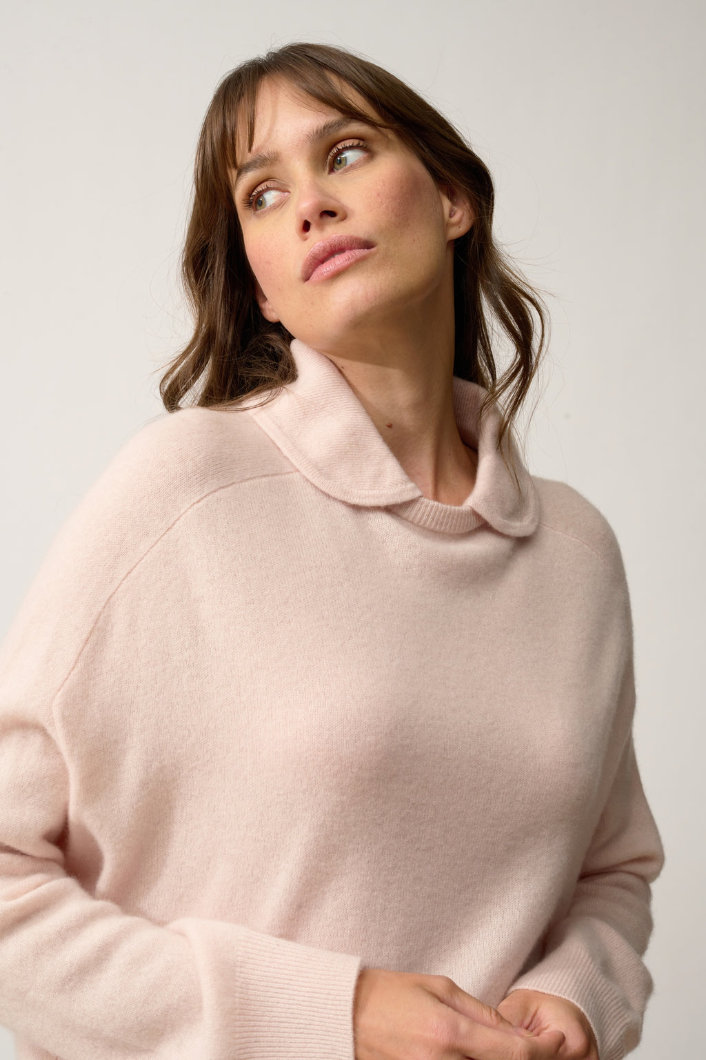 PIURA pull col claudine poudre