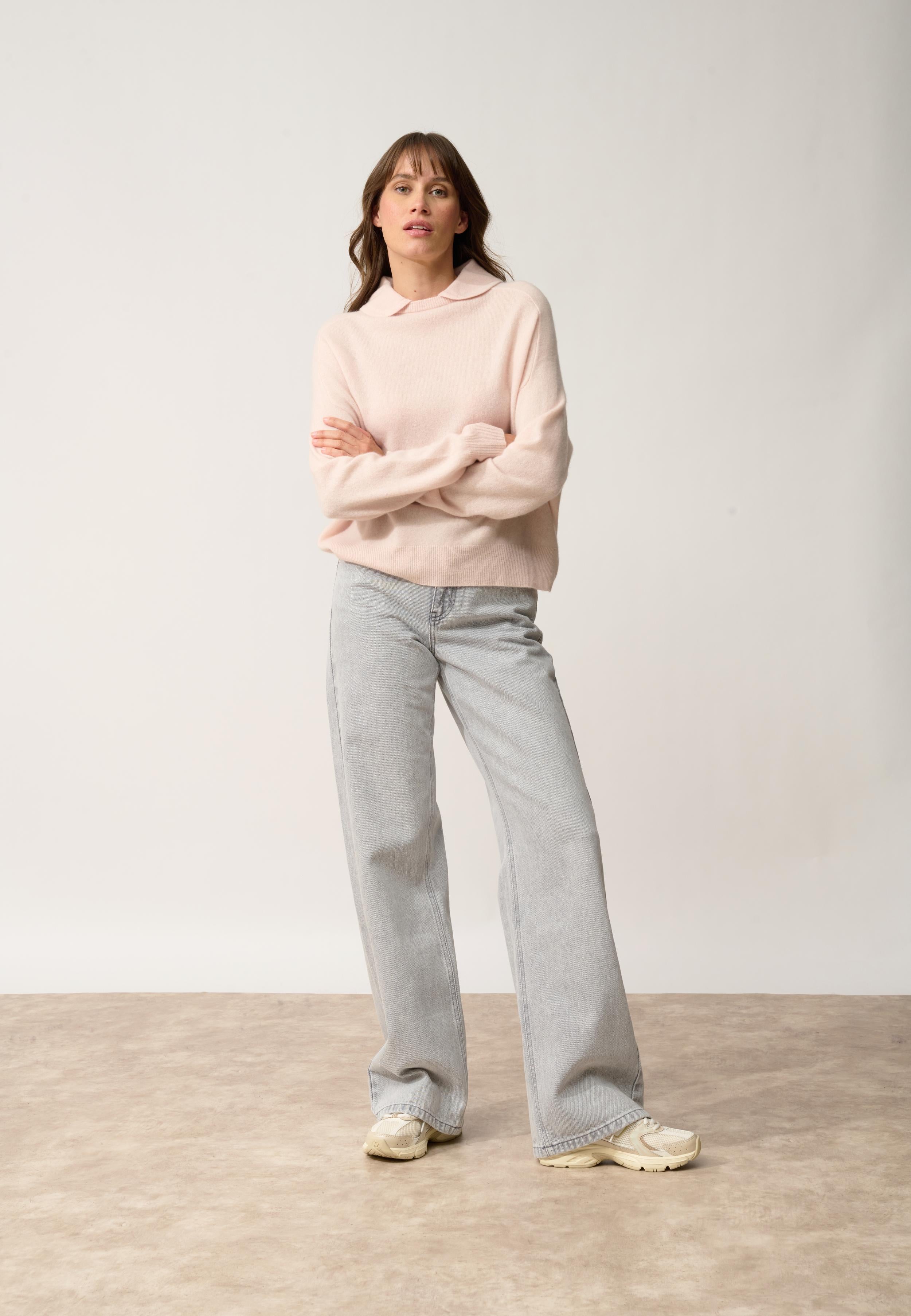 PIURA pull col claudine poudre