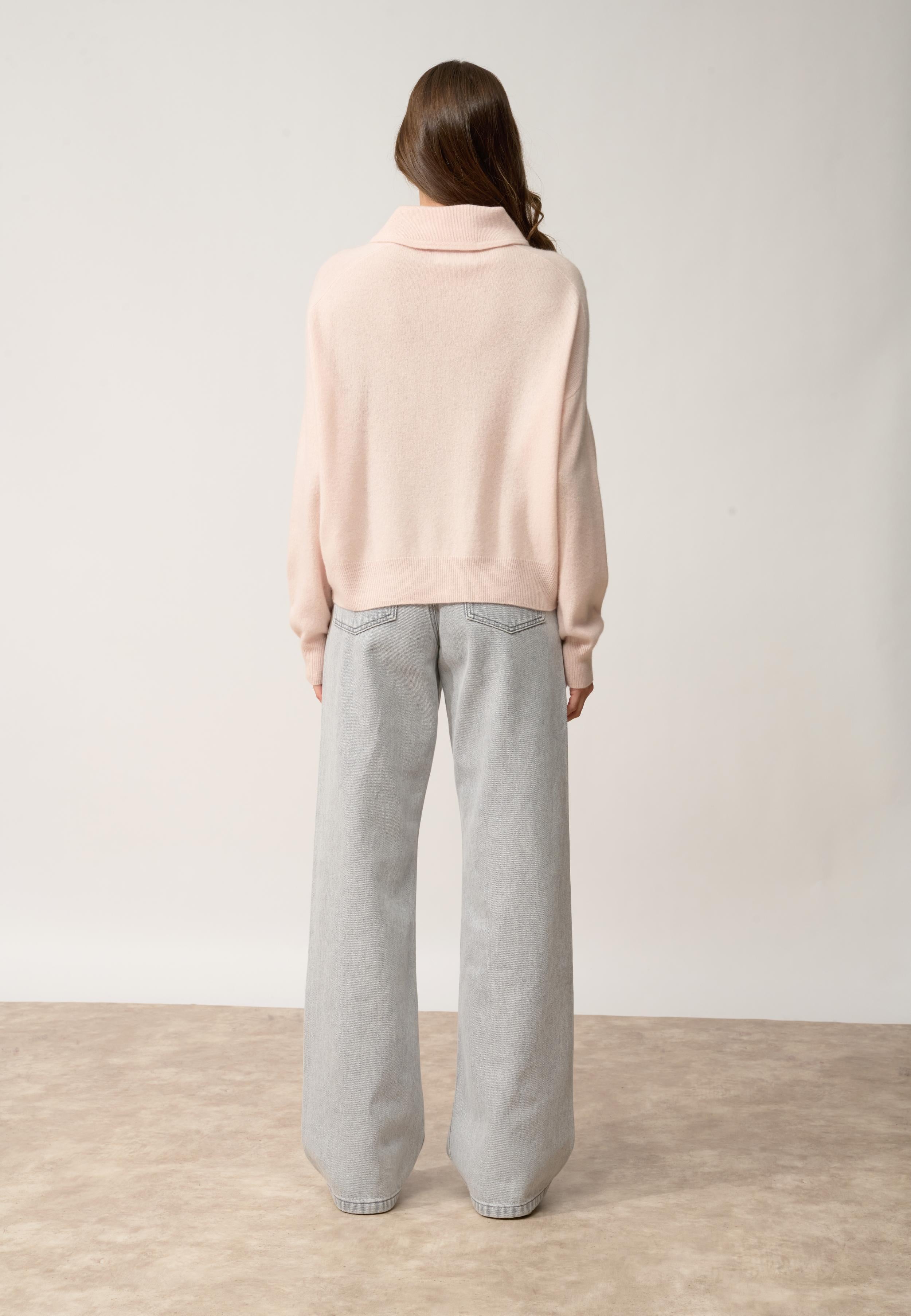 PIURA pull col claudine poudre