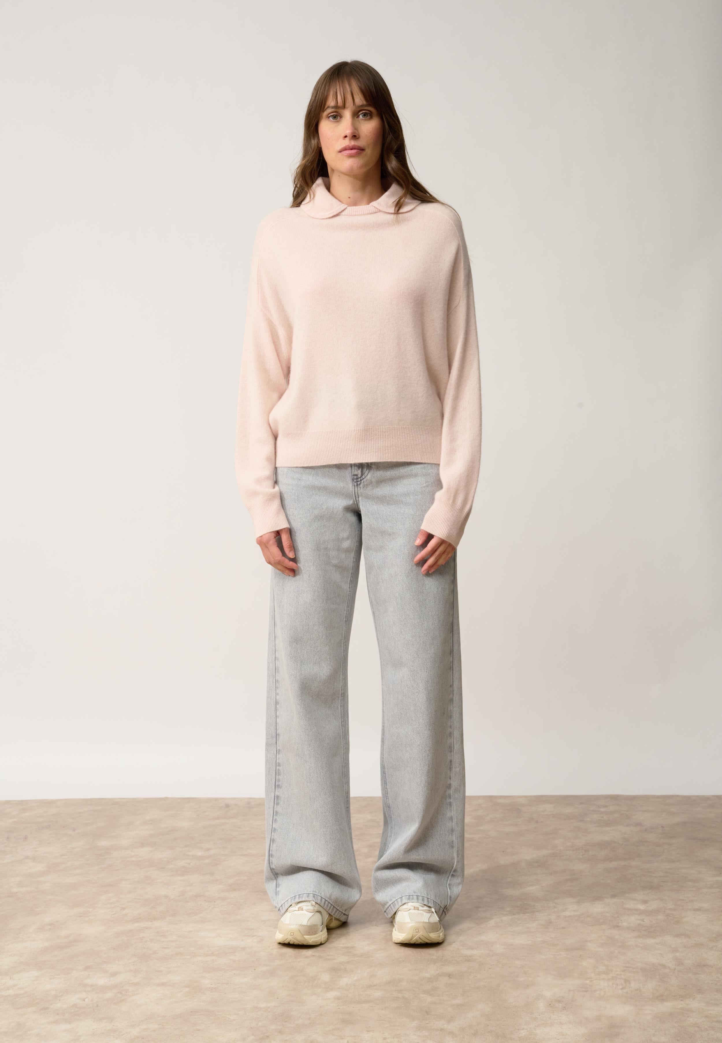 PIURA pull col claudine poudre