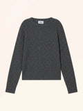 JESSICA Pull Col Rond Anthracite Chiné