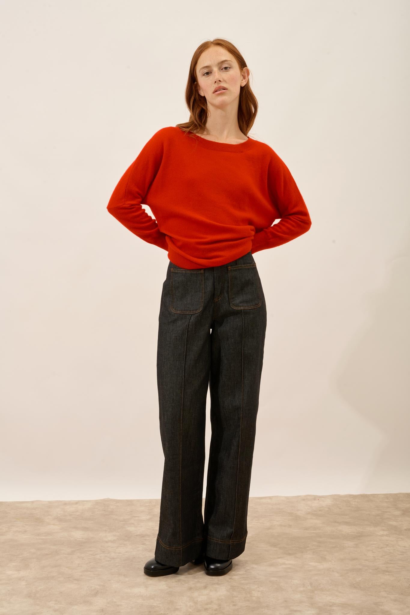 REBECCA red sweater