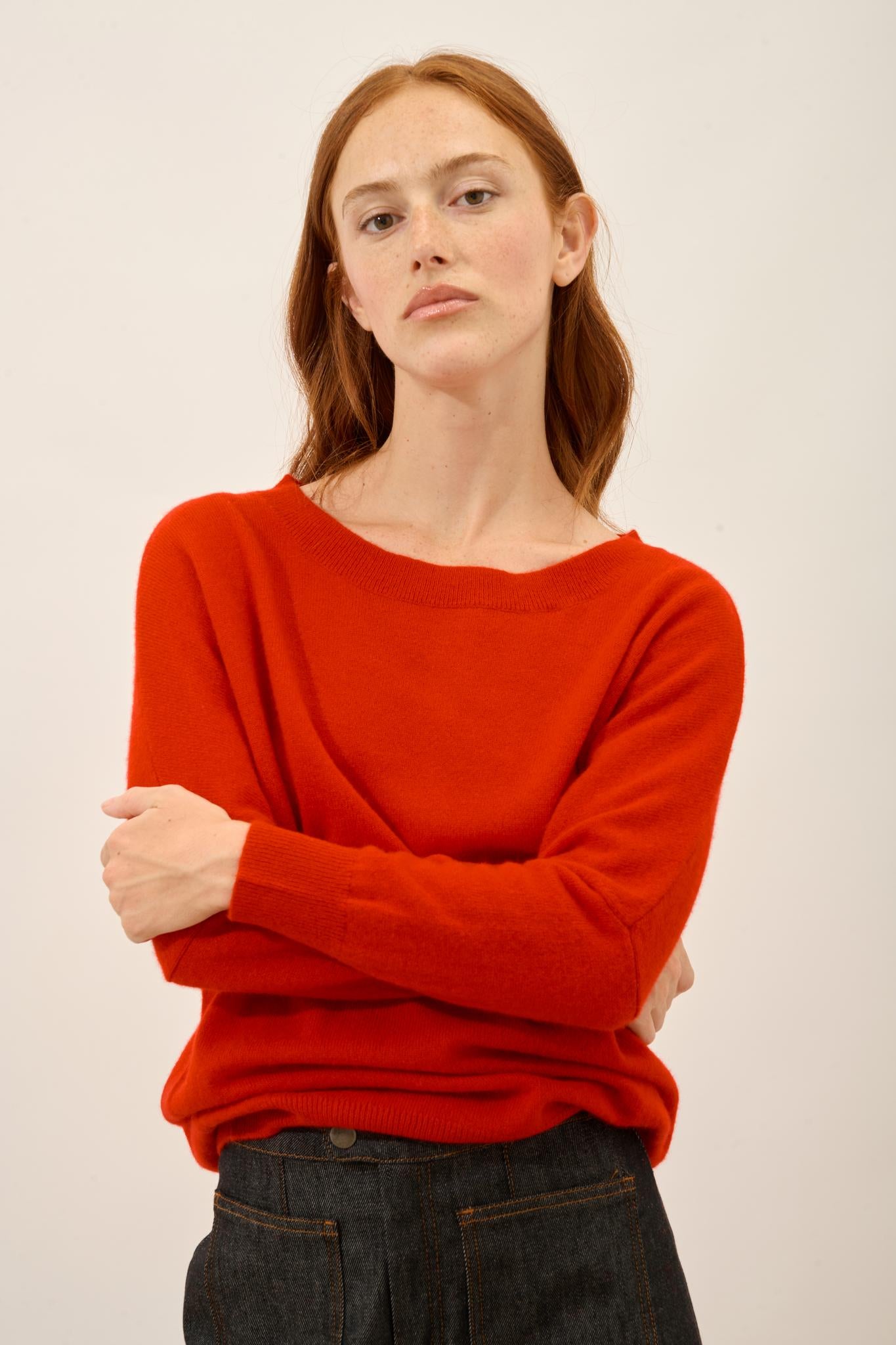 REBECCA red sweater