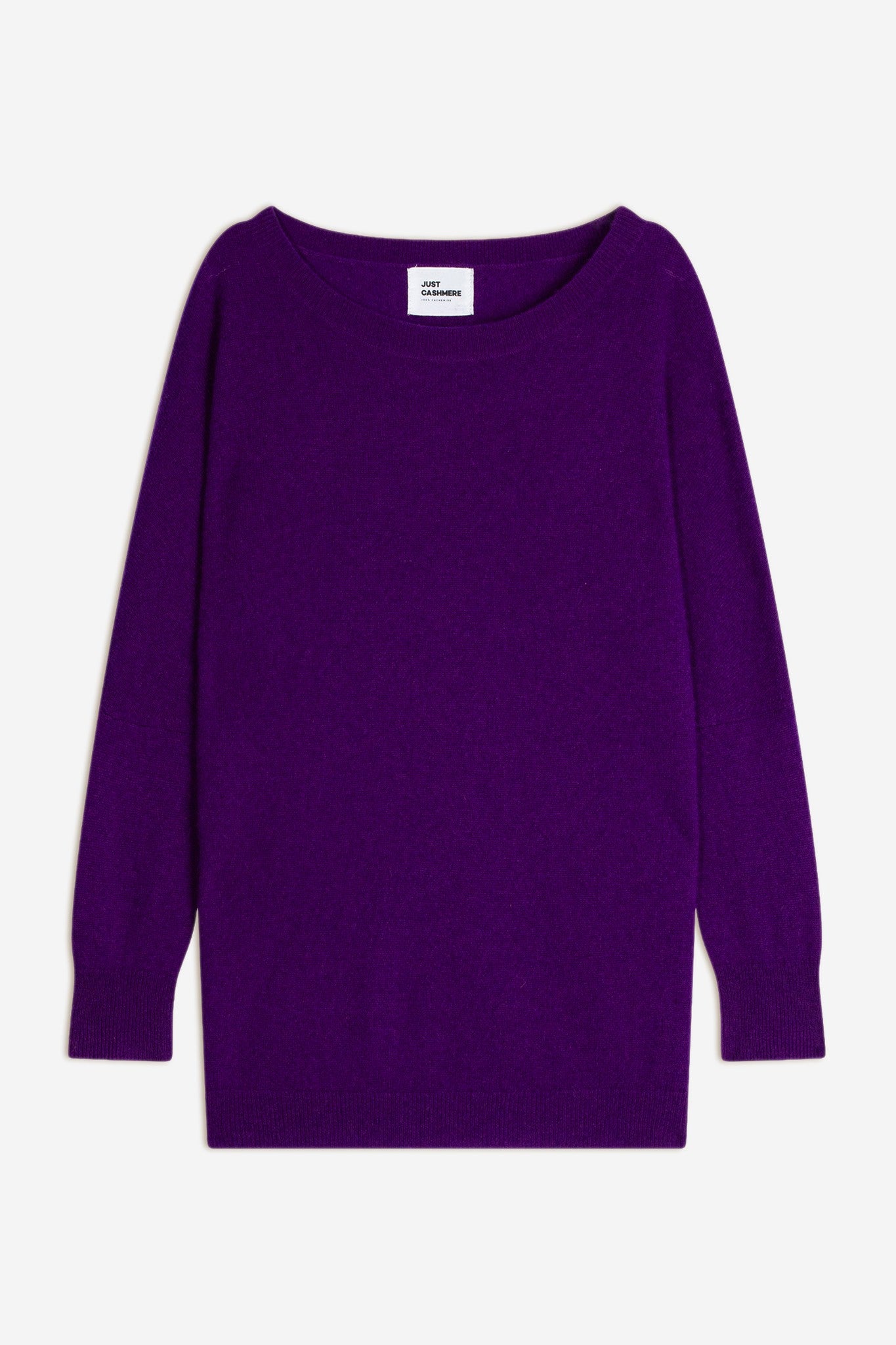 rebecca pull col rond violette