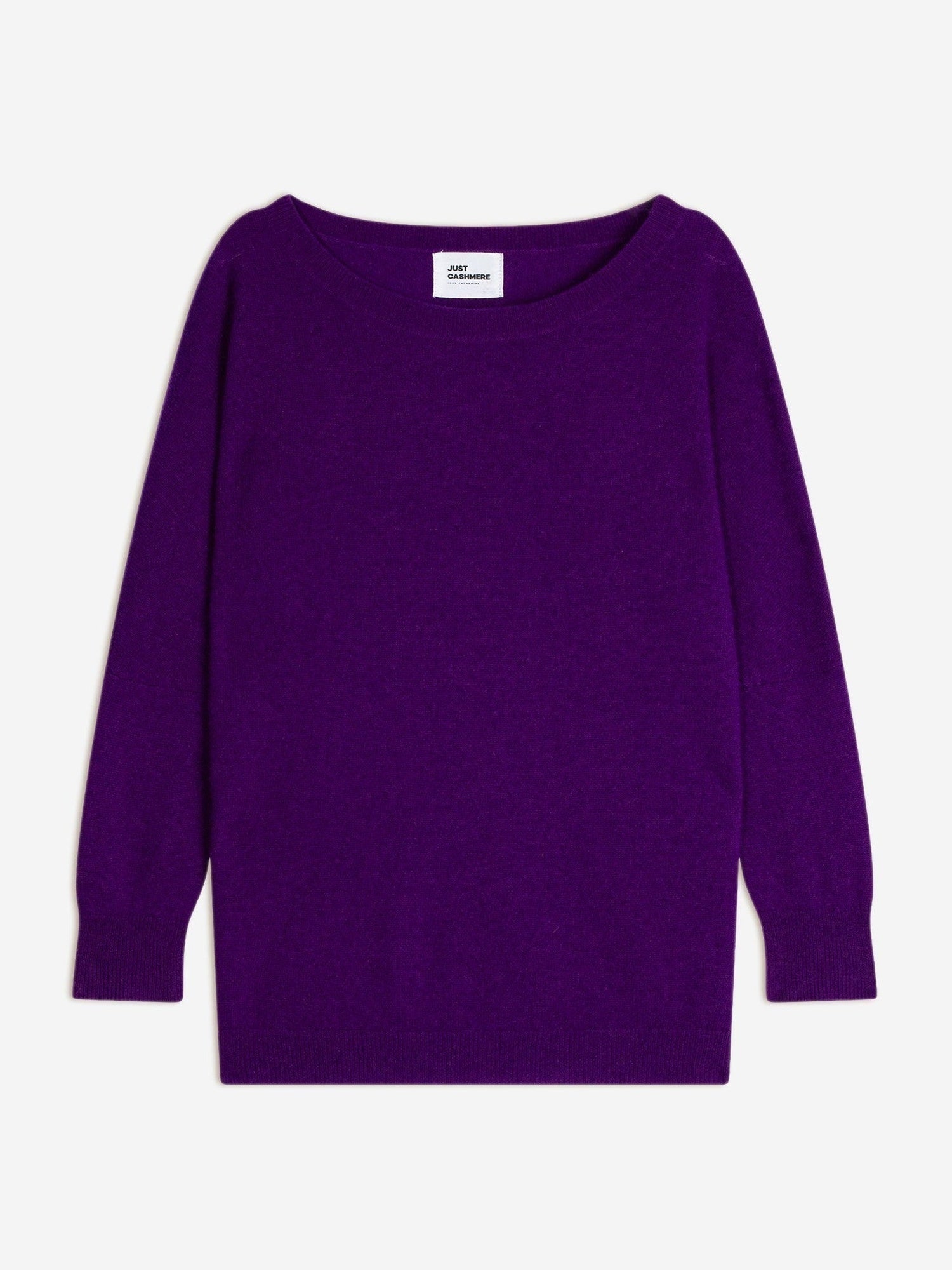 rebecca pull col rond violette