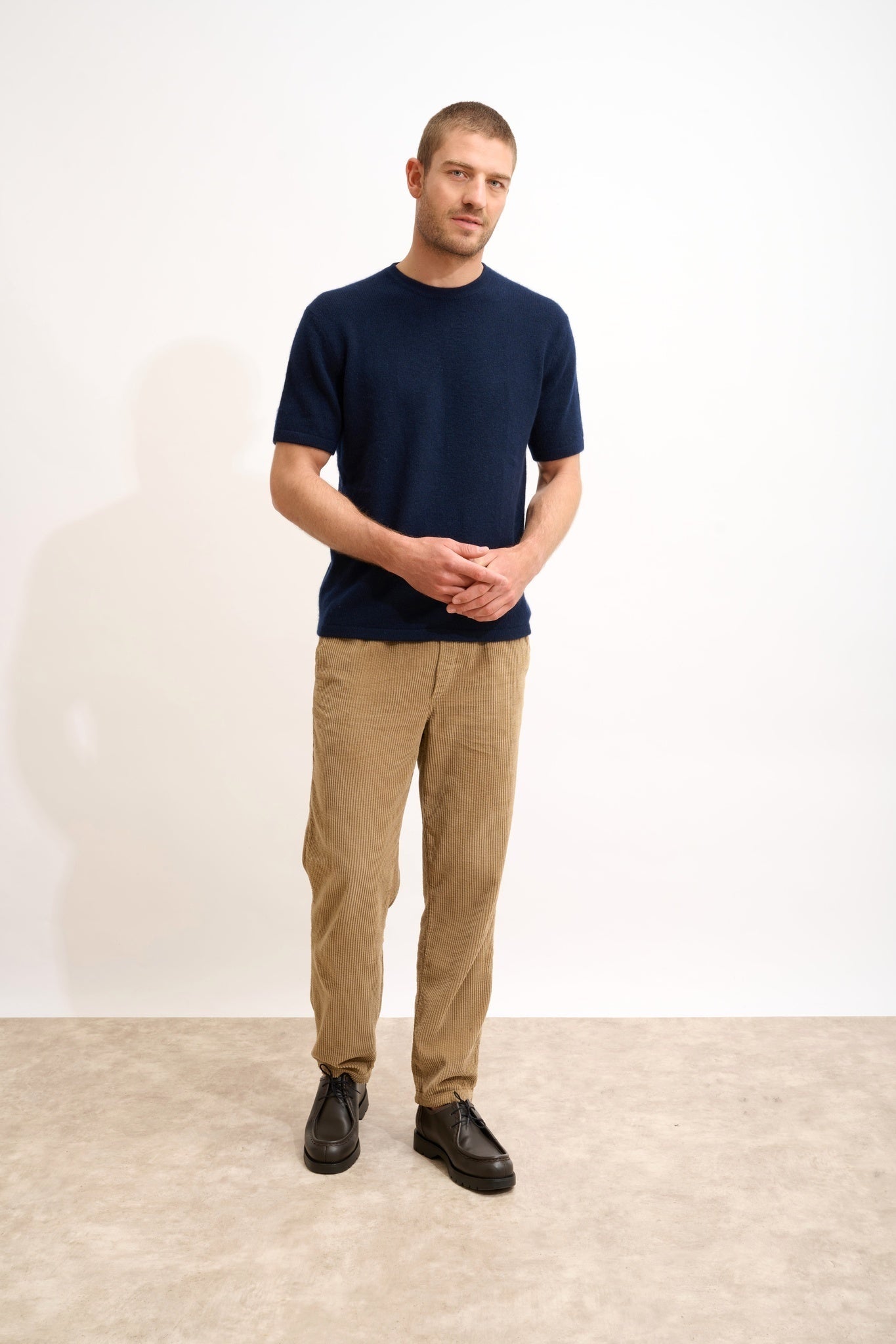 REBEKA t-shirt col rond navy